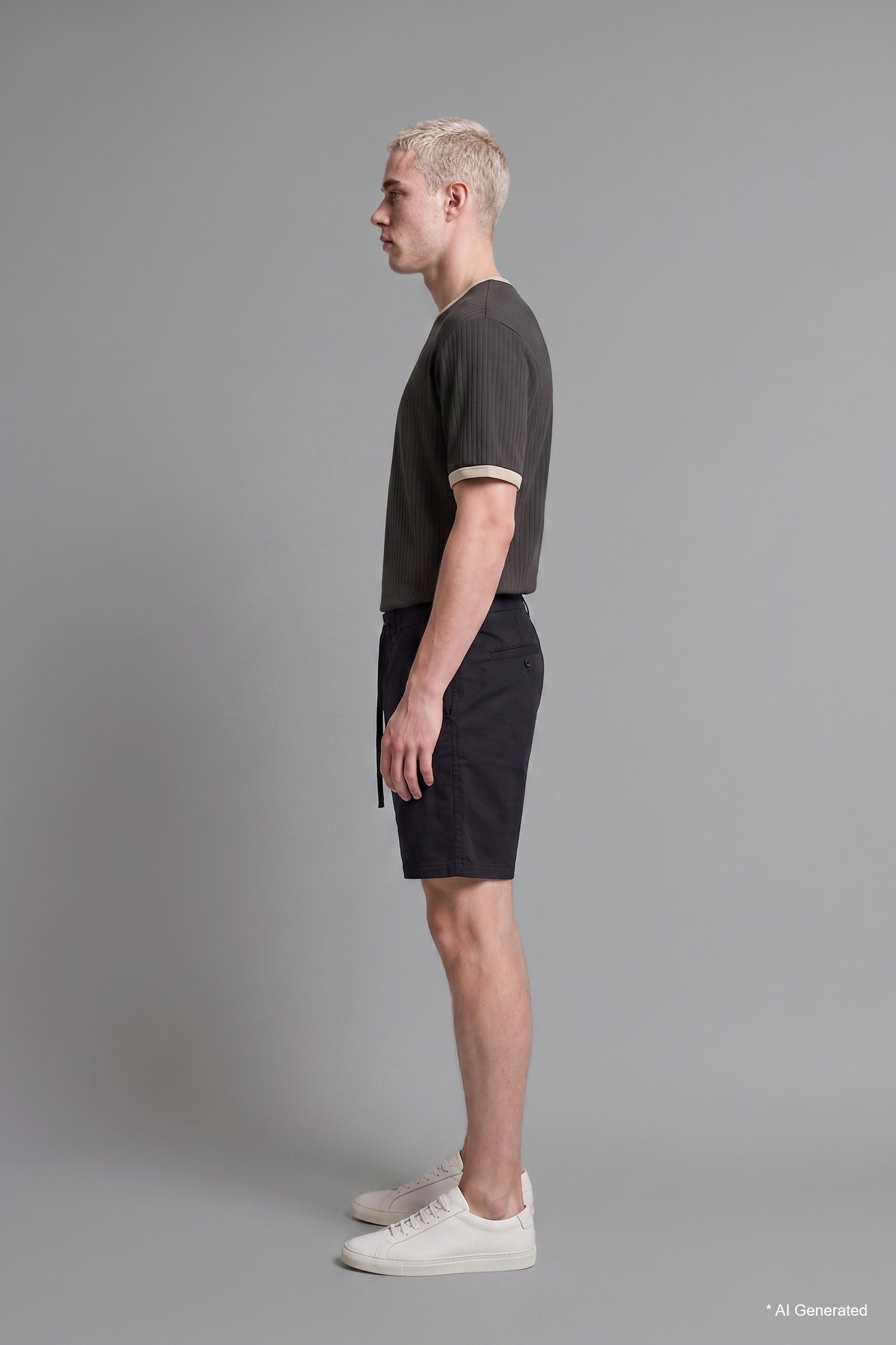 DeFacto %100 Pamuk Relaxed Fit Bermuda Şort görsel 3