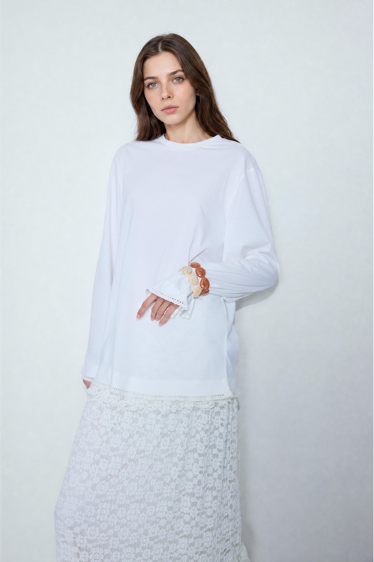 DeFacto %100 Pamuk Relaxed Fit Uzun Kollu Tunik