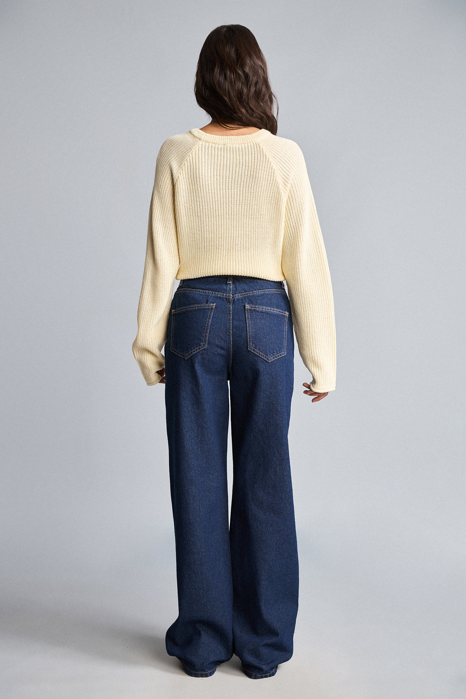 DeFacto Wide Leg Jean Pantolon görsel 5