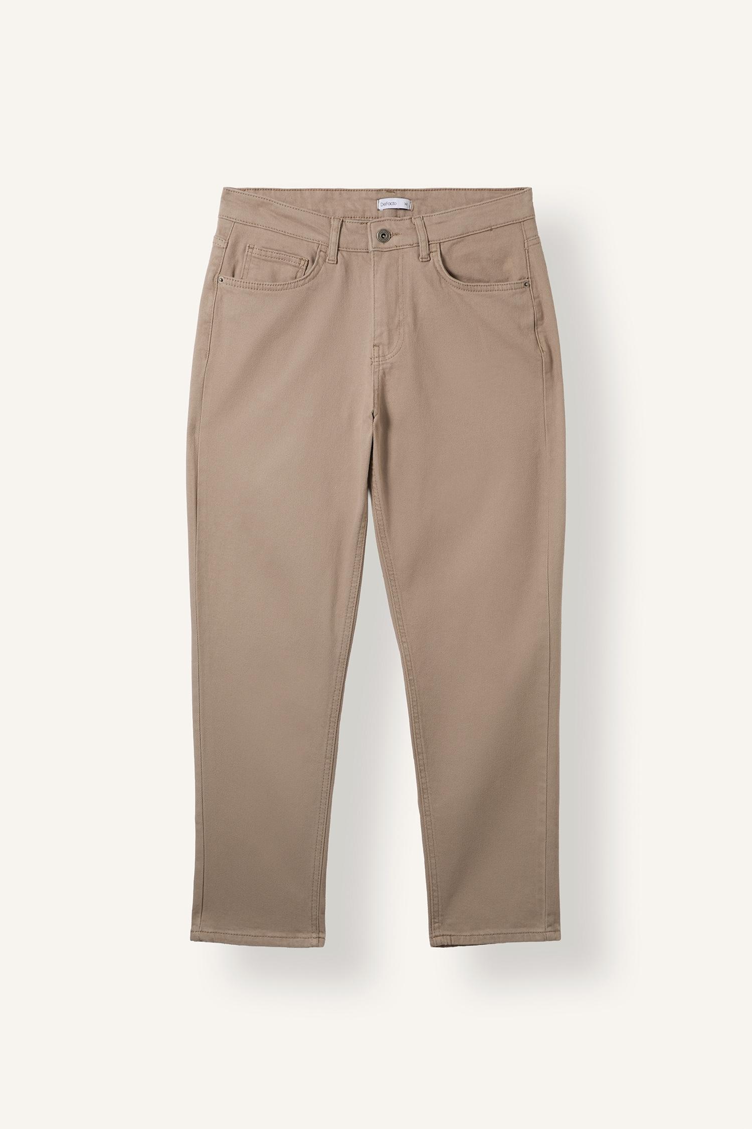 DeFacto Tapered Fit Normal Bel Pantolon görsel 5