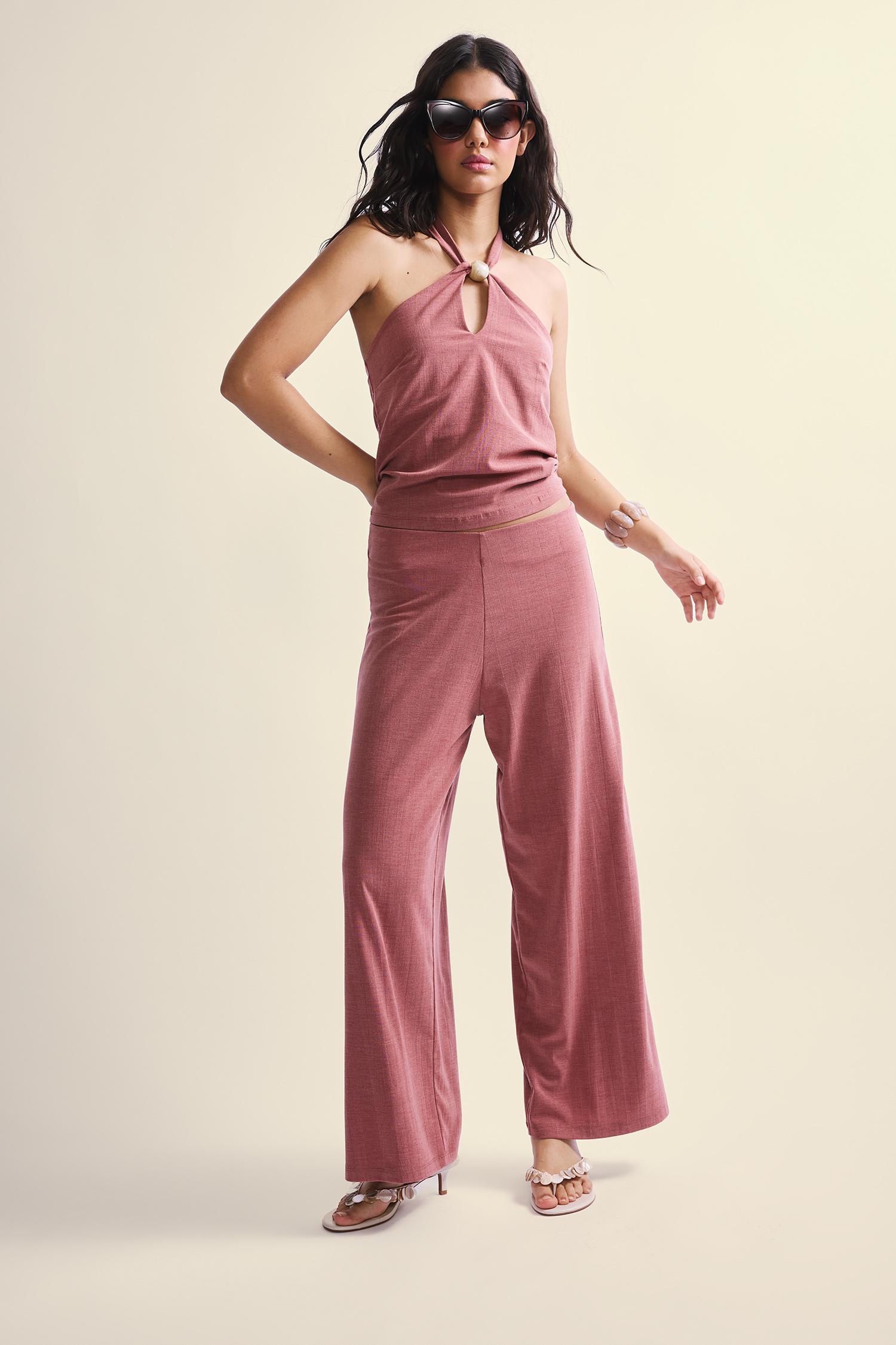 DeFacto Wide Leg Krep Pantolon görsel 2
