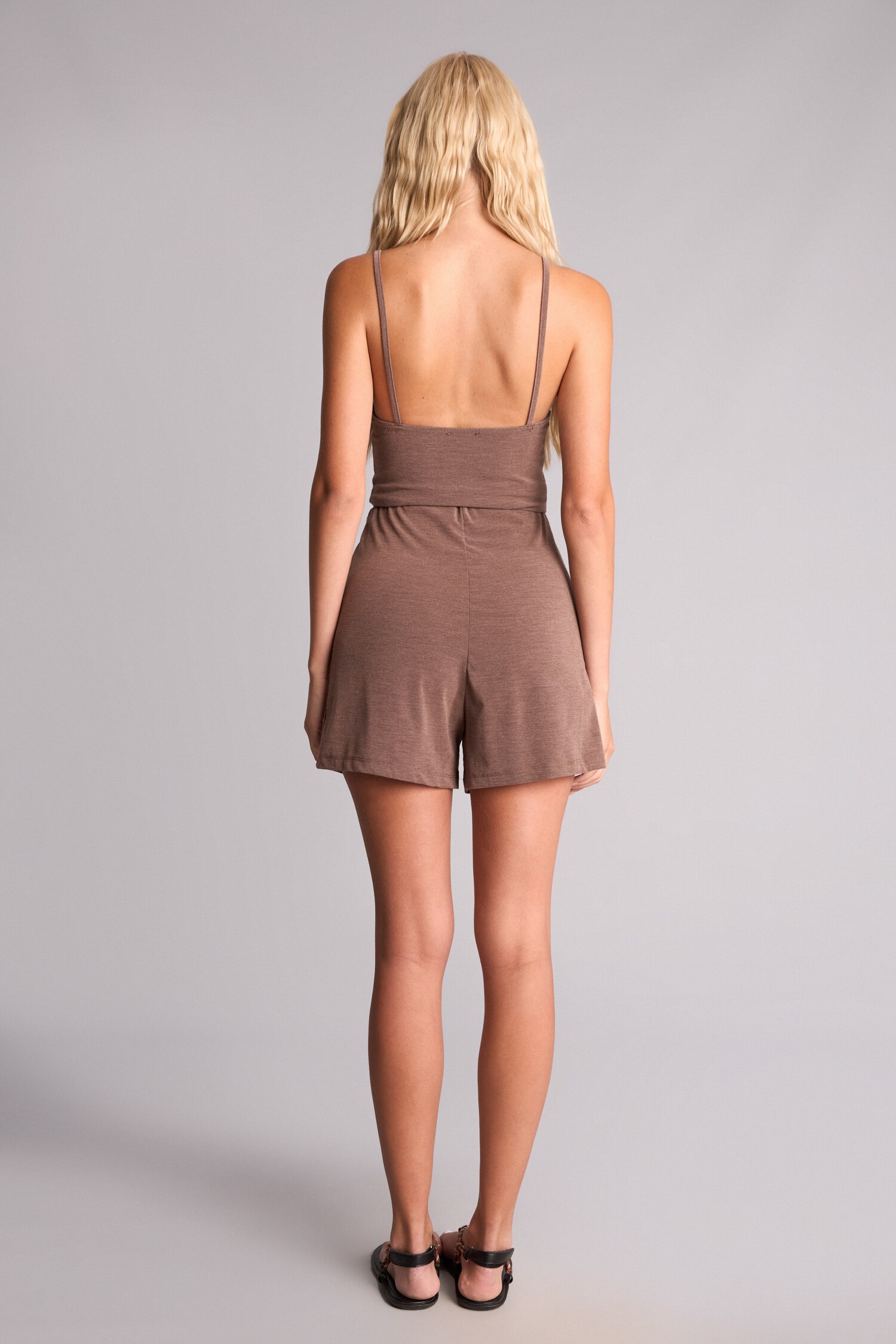 DeFacto Regular Fit Krep Şort görsel 6