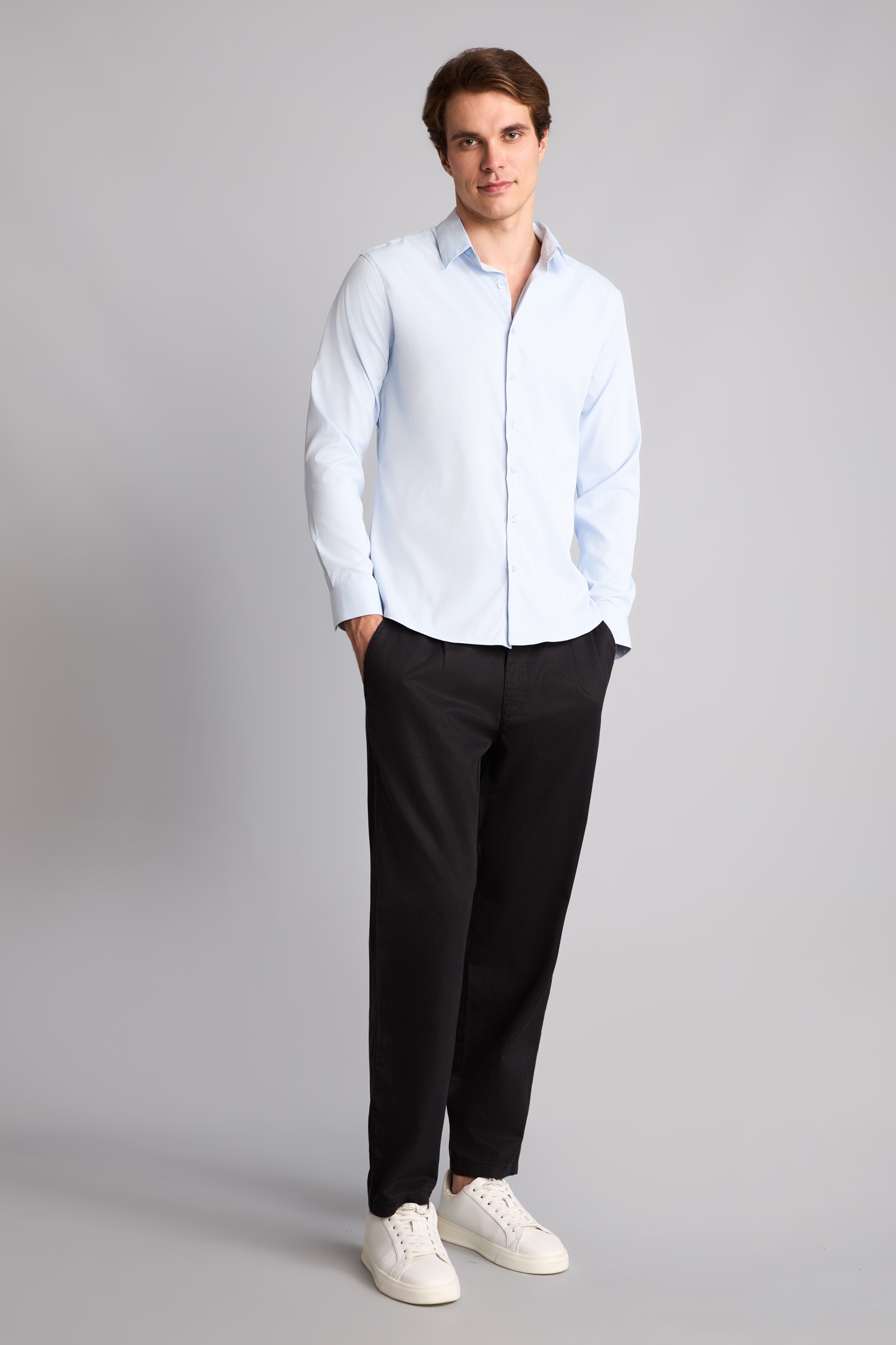 DeFacto Modern Fit Uzun kollu Gömlek görsel 2