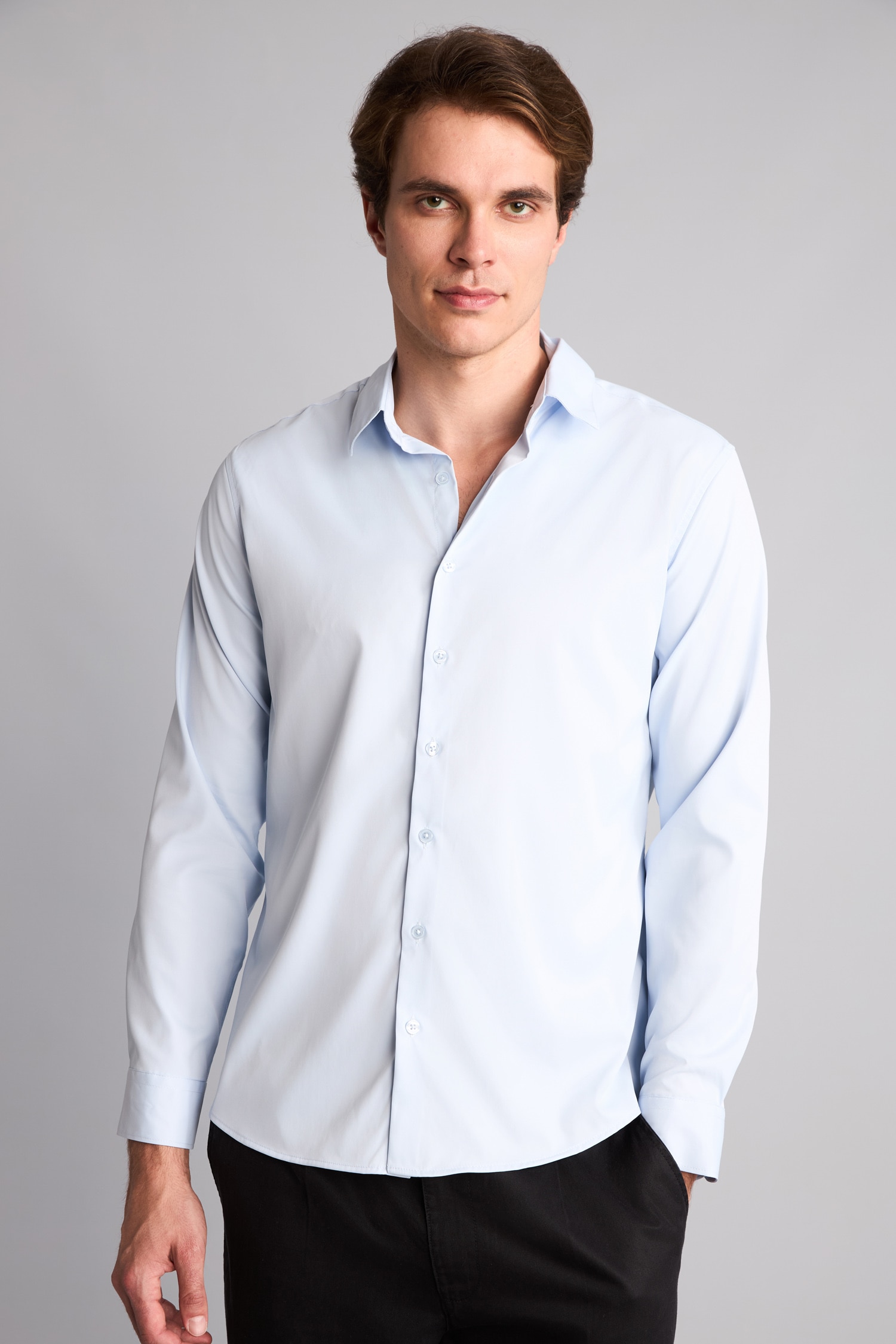DeFacto Modern Fit Uzun kollu Gömlek görsel 3