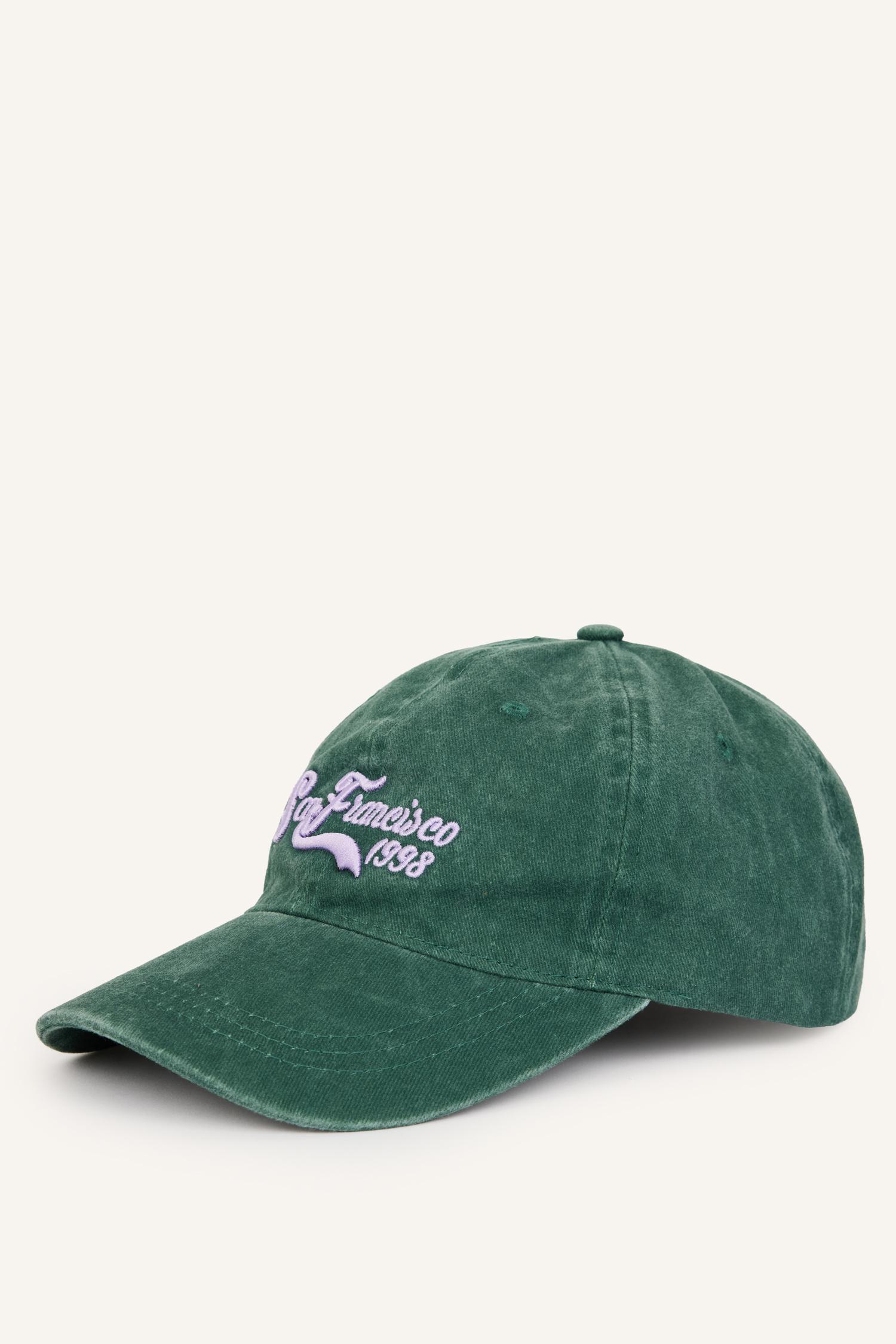DeFacto Kadın Nakışlı Jean Cap Şapka görsel 2