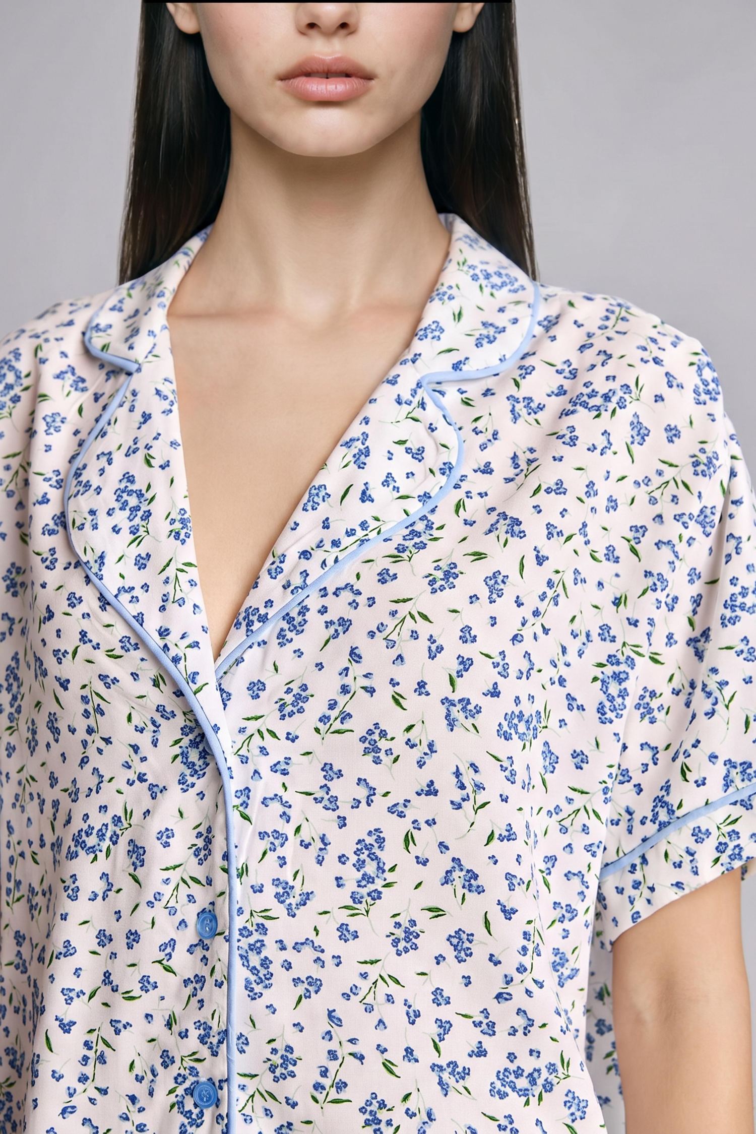 DeFacto Regular Fıt Kısa Kollu Pijama Takımı görsel 3