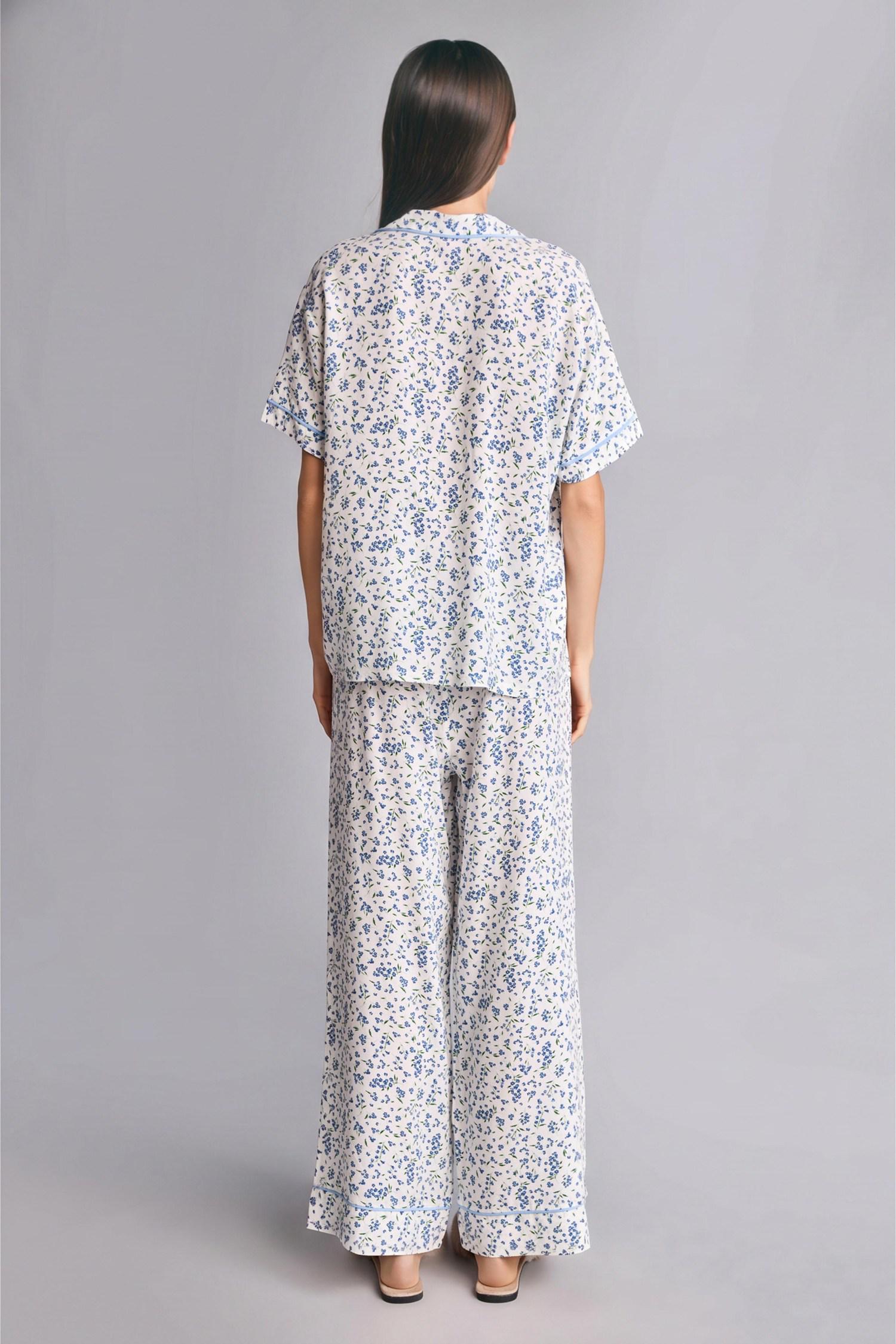 DeFacto Regular Fıt Kısa Kollu Pijama Takımı görsel 6