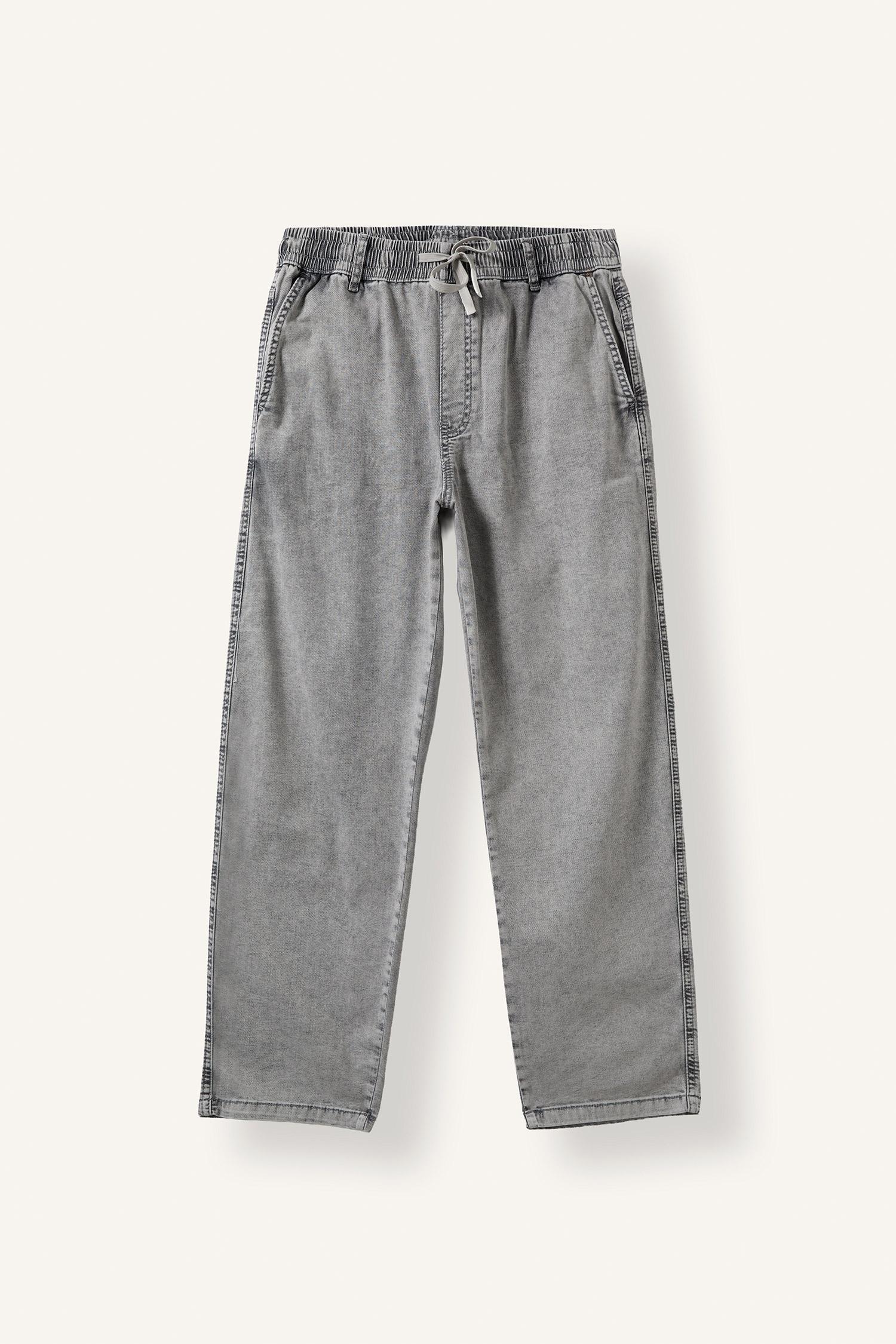 DeFacto Beli Lastikli Wide Leg Pantolon görsel 6