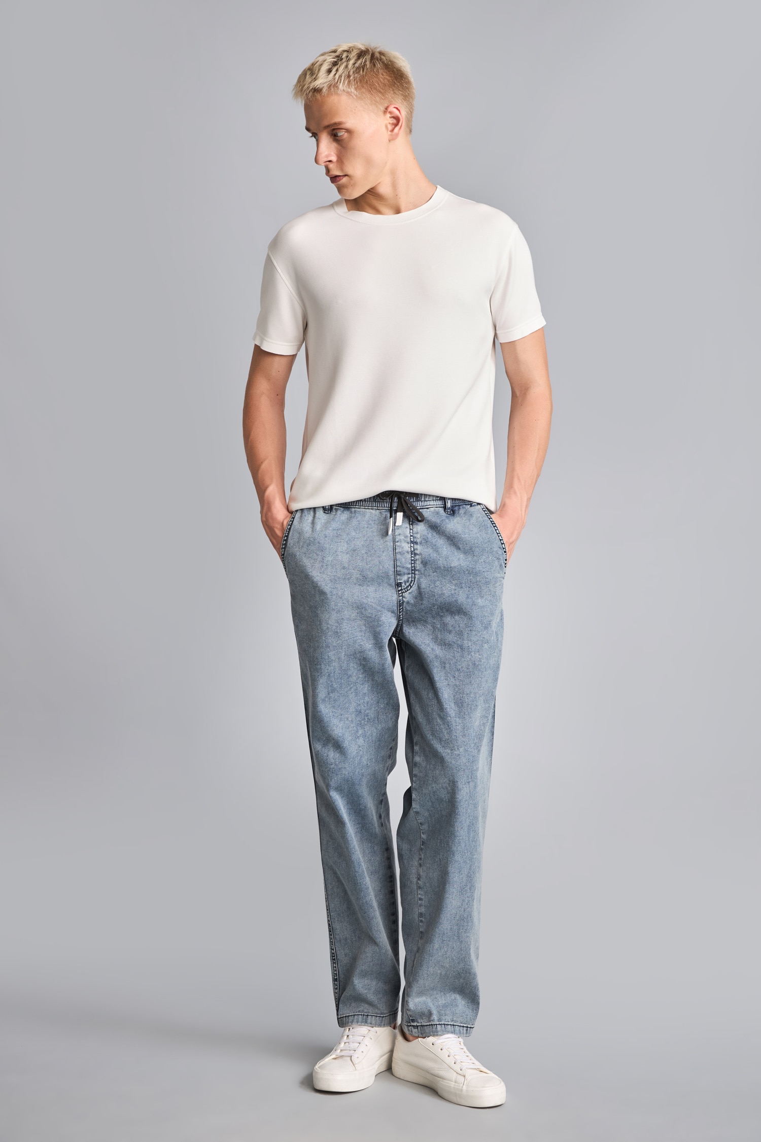 DeFacto Wıde Leg Esnek Beli Jean Pantolon görsel 2