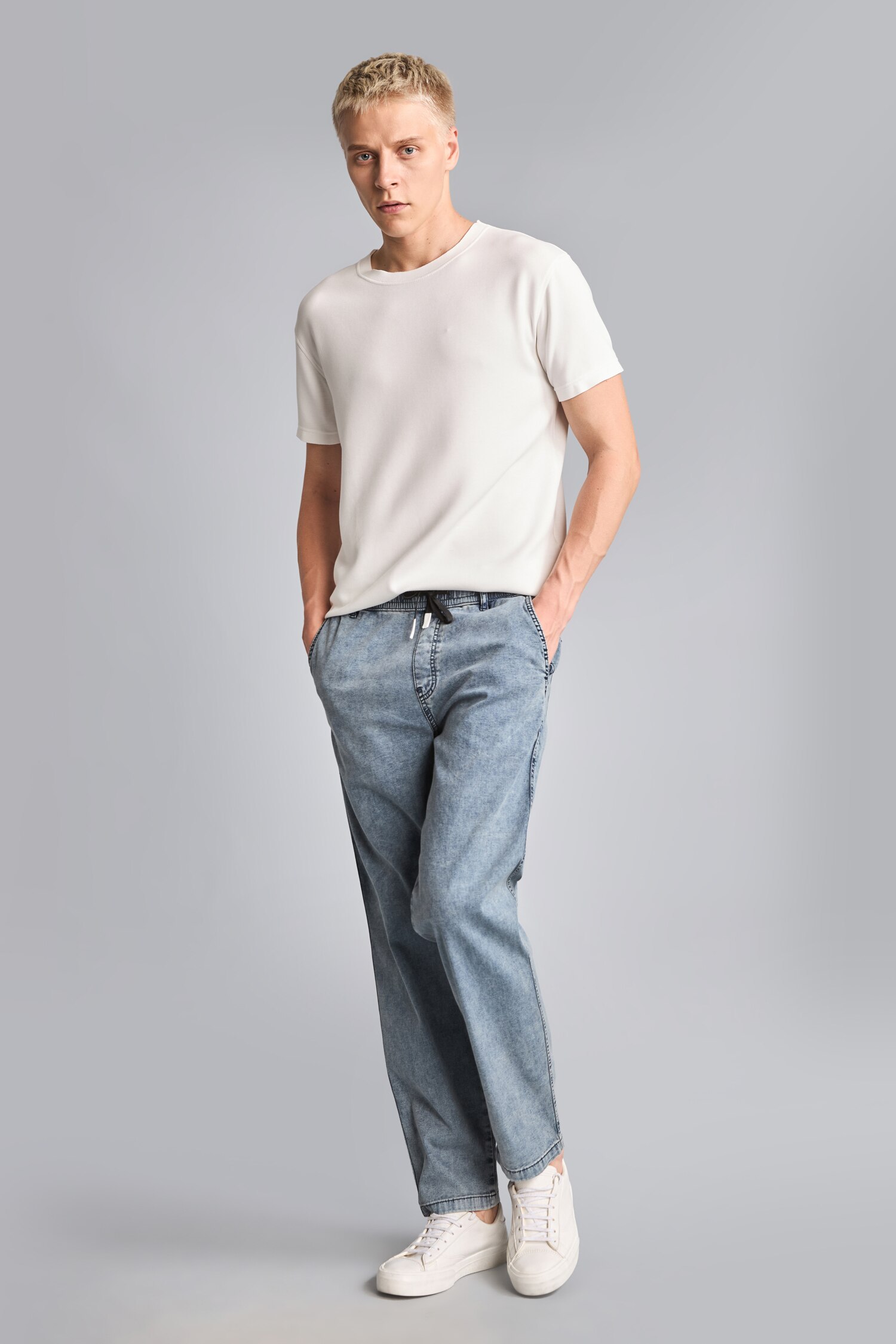 DeFacto Wıde Leg Esnek Beli Jean Pantolon görsel 3