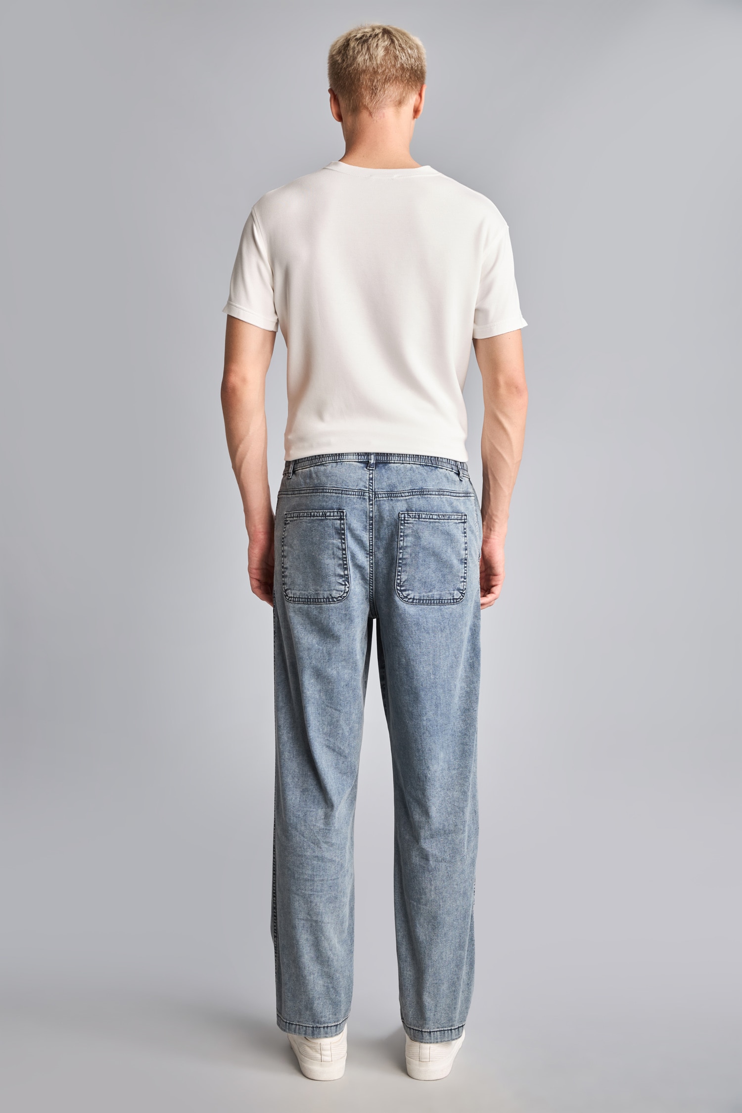 DeFacto Wıde Leg Esnek Beli Jean Pantolon görsel 6