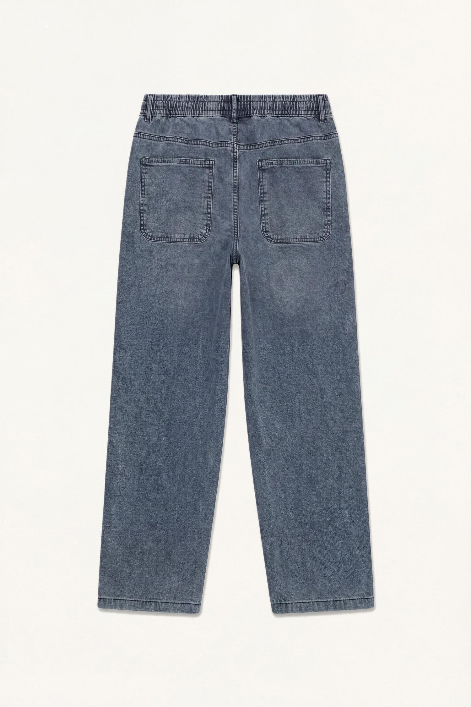 DeFacto Wıde Leg Esnek Beli Jean Pantolon görsel 8