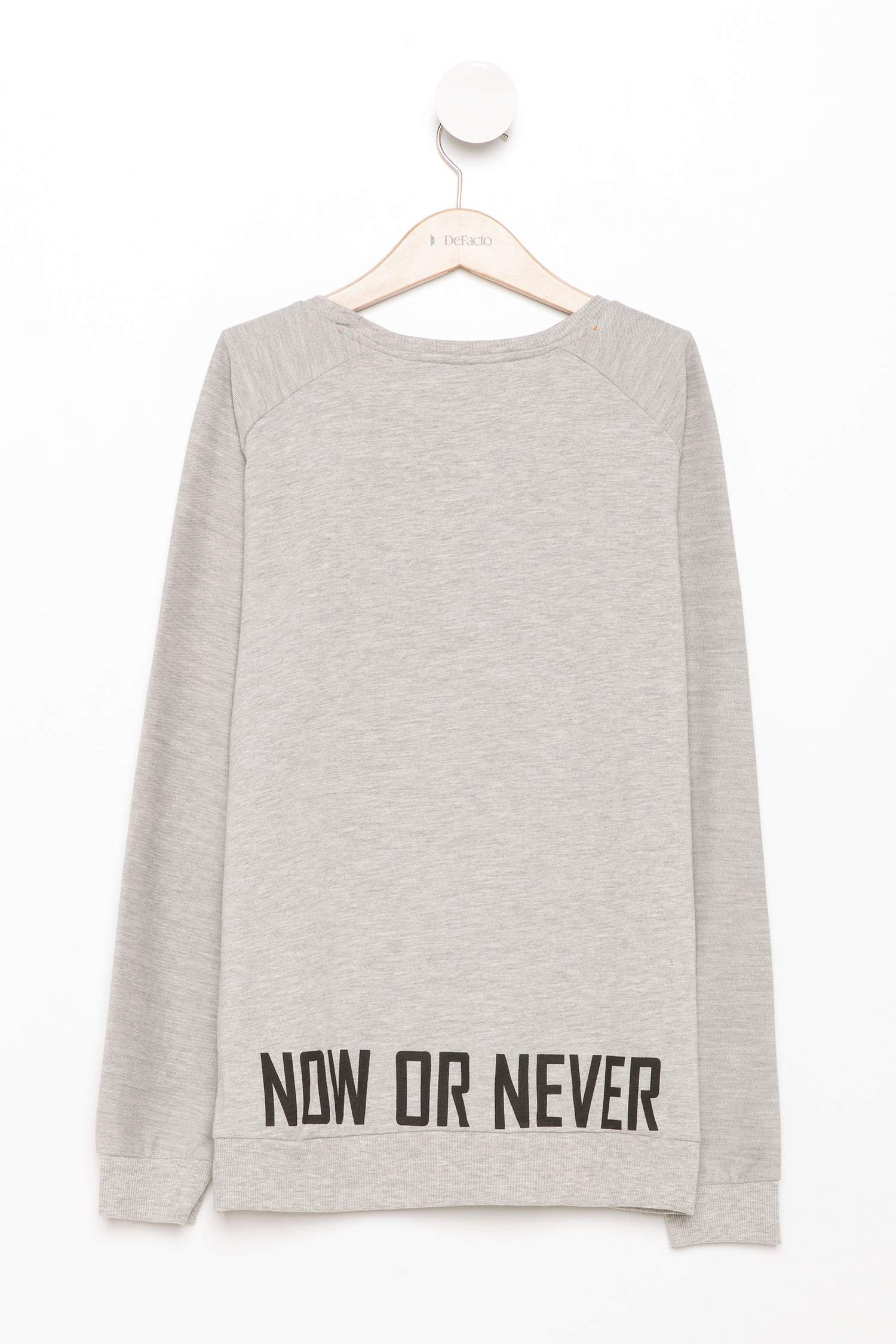 Defacto Uzun Kollu T-shirt. 3