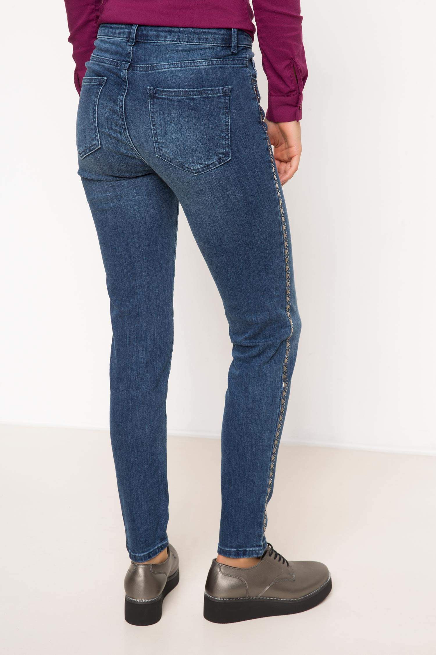 Defacto Zımba Detaylı Jean Pantolon. 3