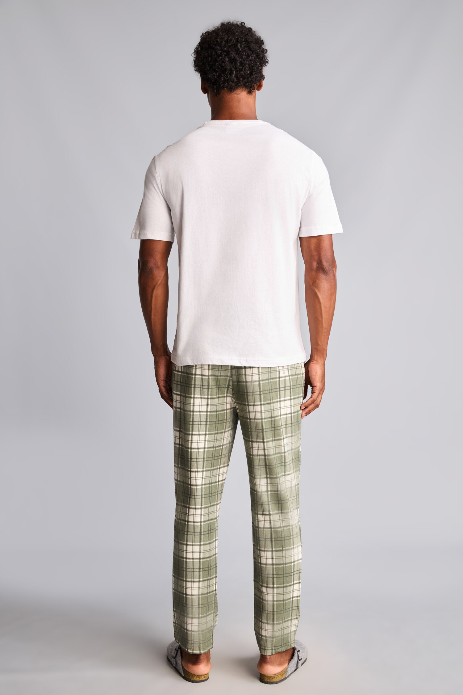 DeFacto %100 Pamuk New Regular Fit Şort Tişört 2'li Pijama Takımı görsel 7