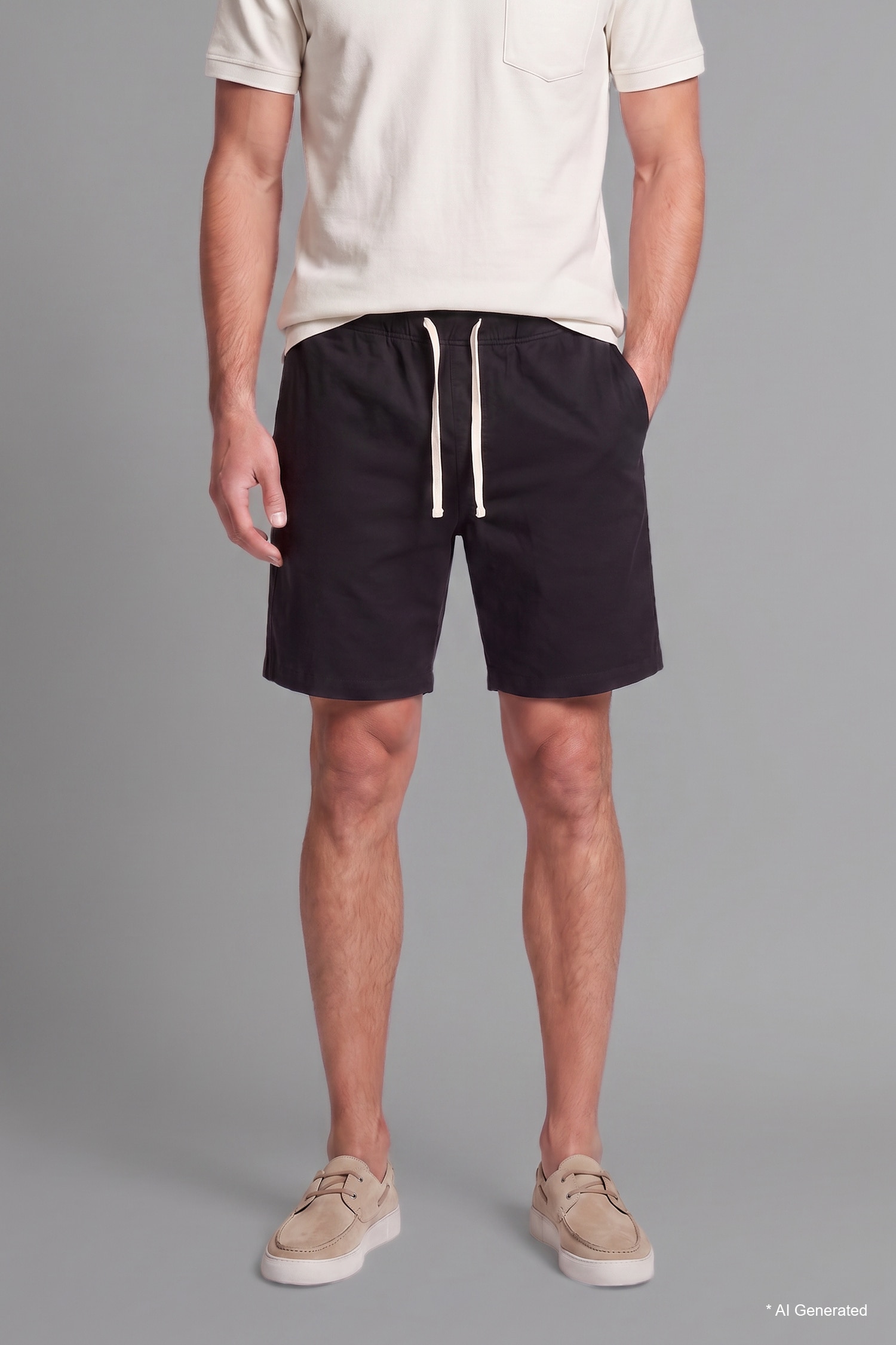 DeFacto %100 Pamuk Relaxed Fit Bermuda Şort görsel 4