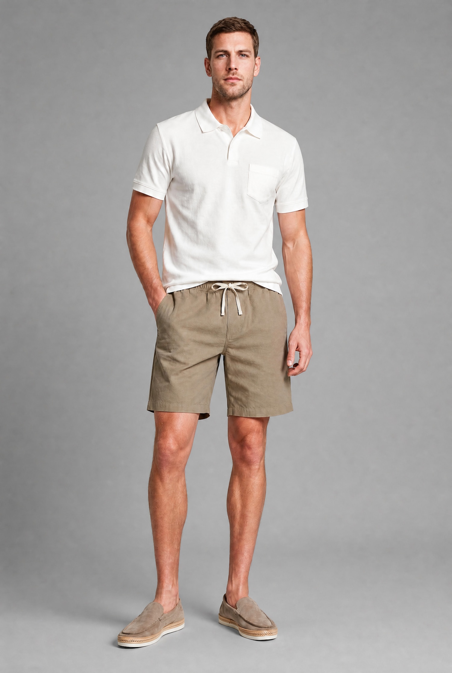 DeFacto %100 Pamuk Relaxed Fit Bermuda Şort