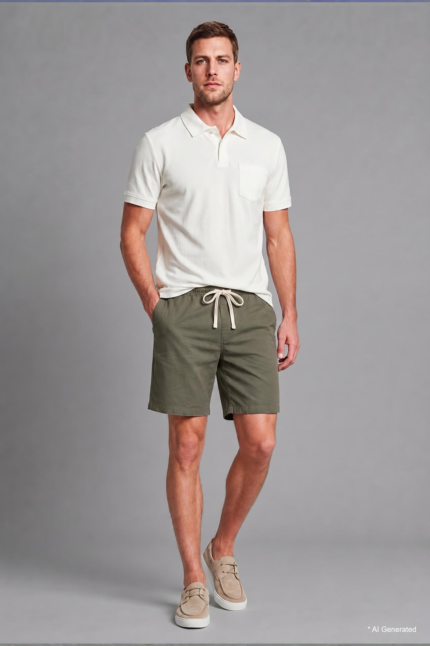 DeFacto %100 Pamuk Relaxed Fit Bermuda Şort