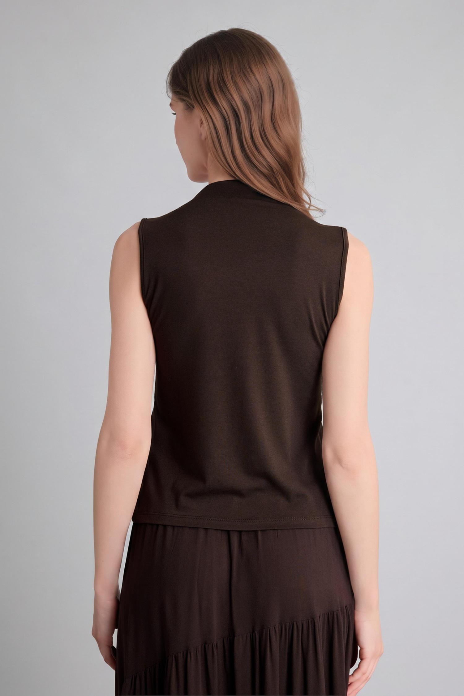 DeFacto Slim Fit Kolsuz Bluz görsel 5