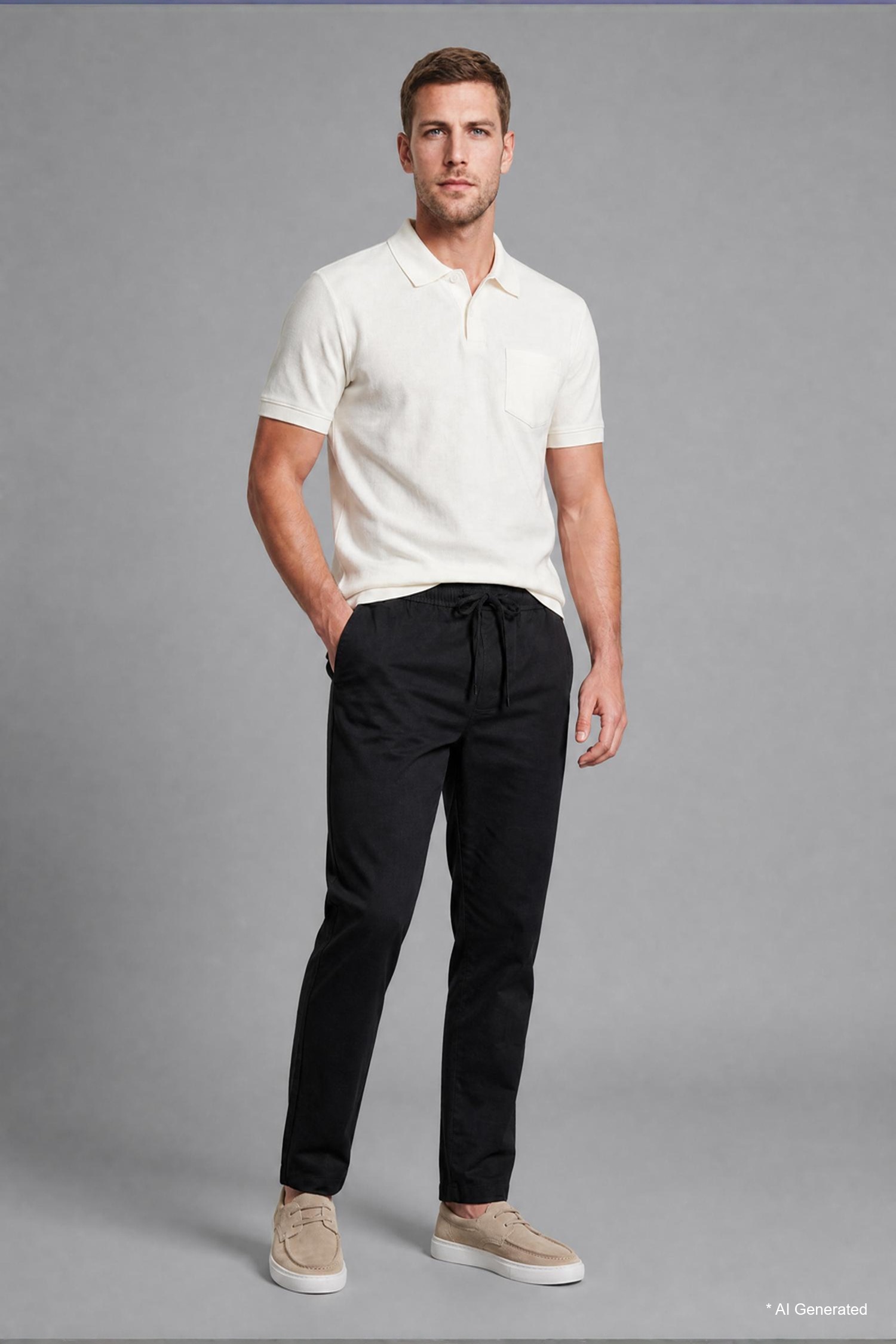 DeFacto Keten Karışımlı Regular Fit Pantolon