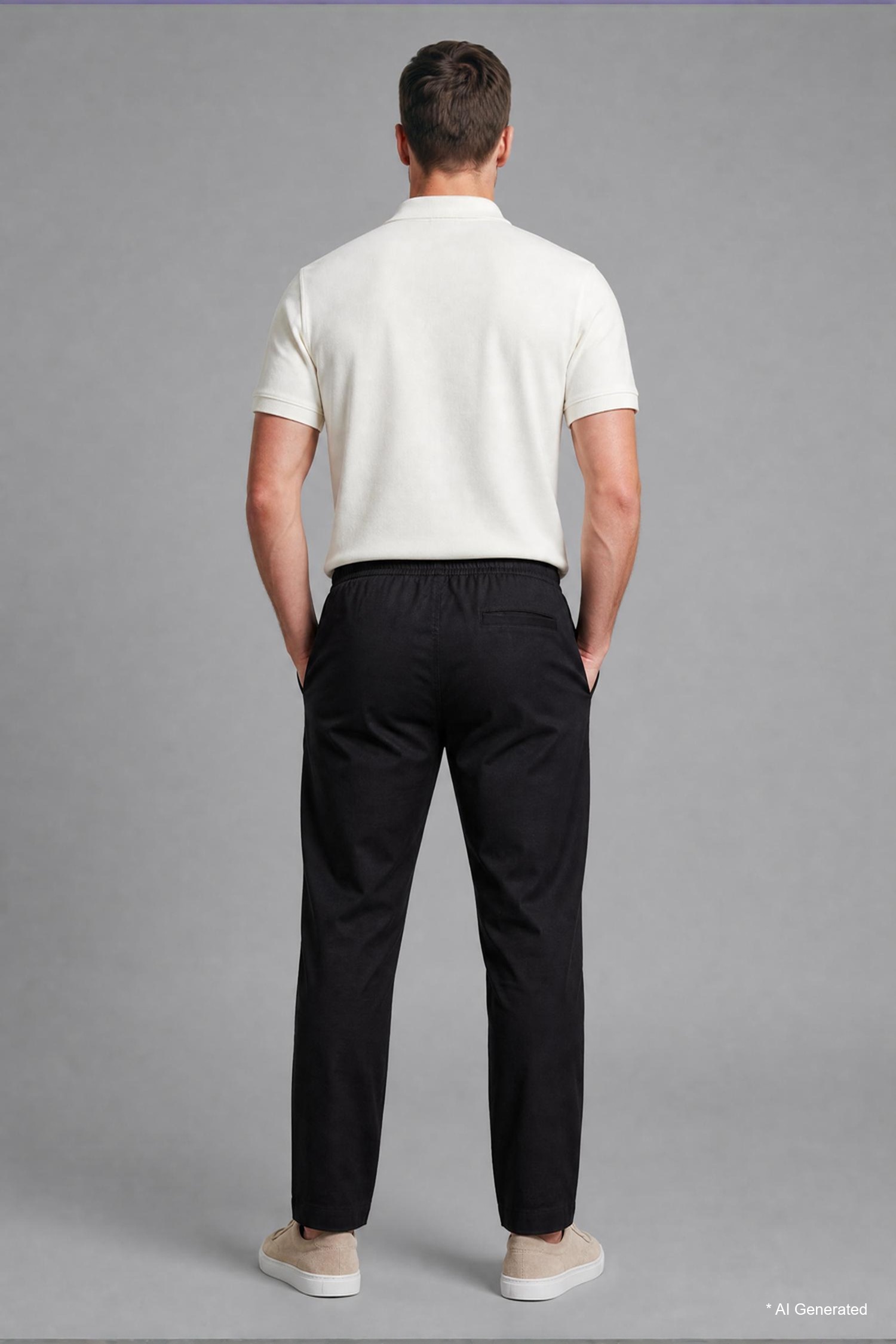 DeFacto Keten Karışımlı Regular Fit Pantolon görsel 3