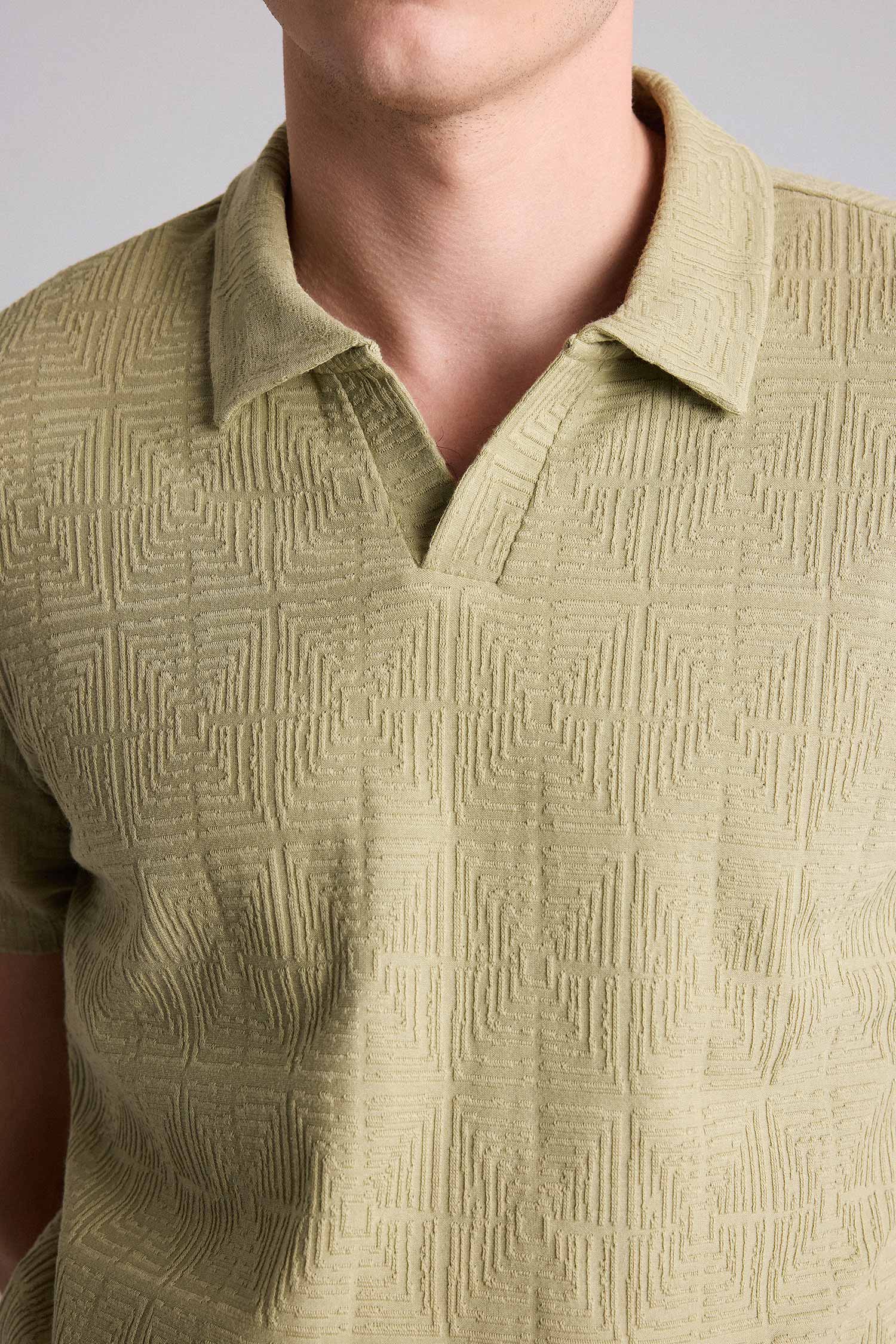 DeFacto Pamuklu Regular Fit Polo Tişört görsel 4