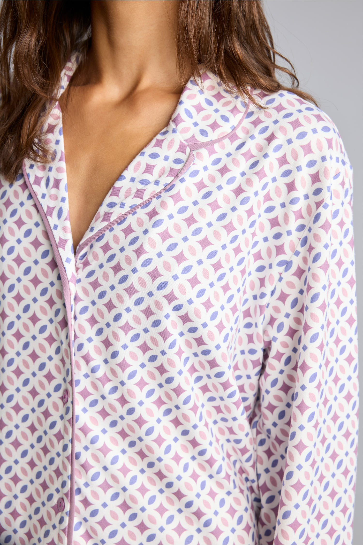 DeFacto Regular Fit Desenli Pijama Takımı görsel 4