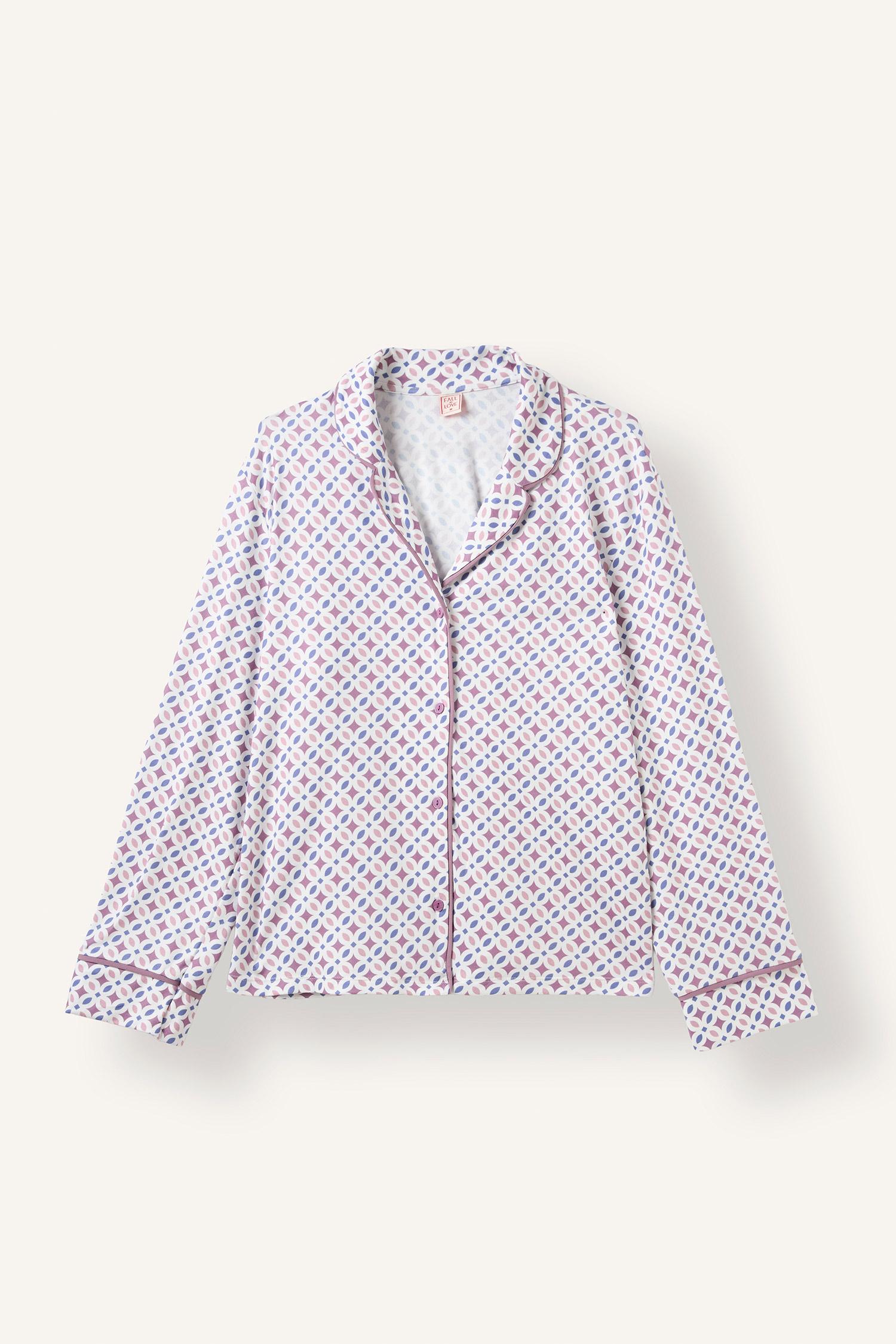 DeFacto Regular Fit Desenli Pijama Takımı görsel 7