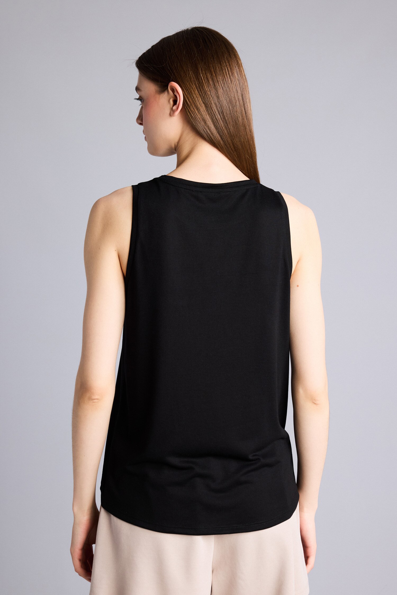 DeFacto Relaxed Fit Baskılı Kolsuz Atlet görsel 5