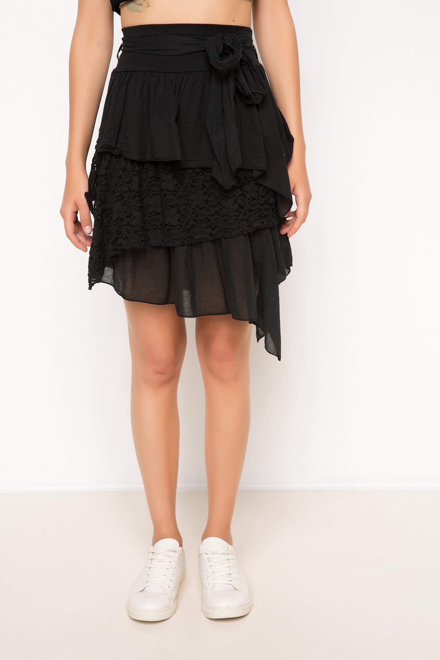 Defacto Dantelli Katlı Etek. 1