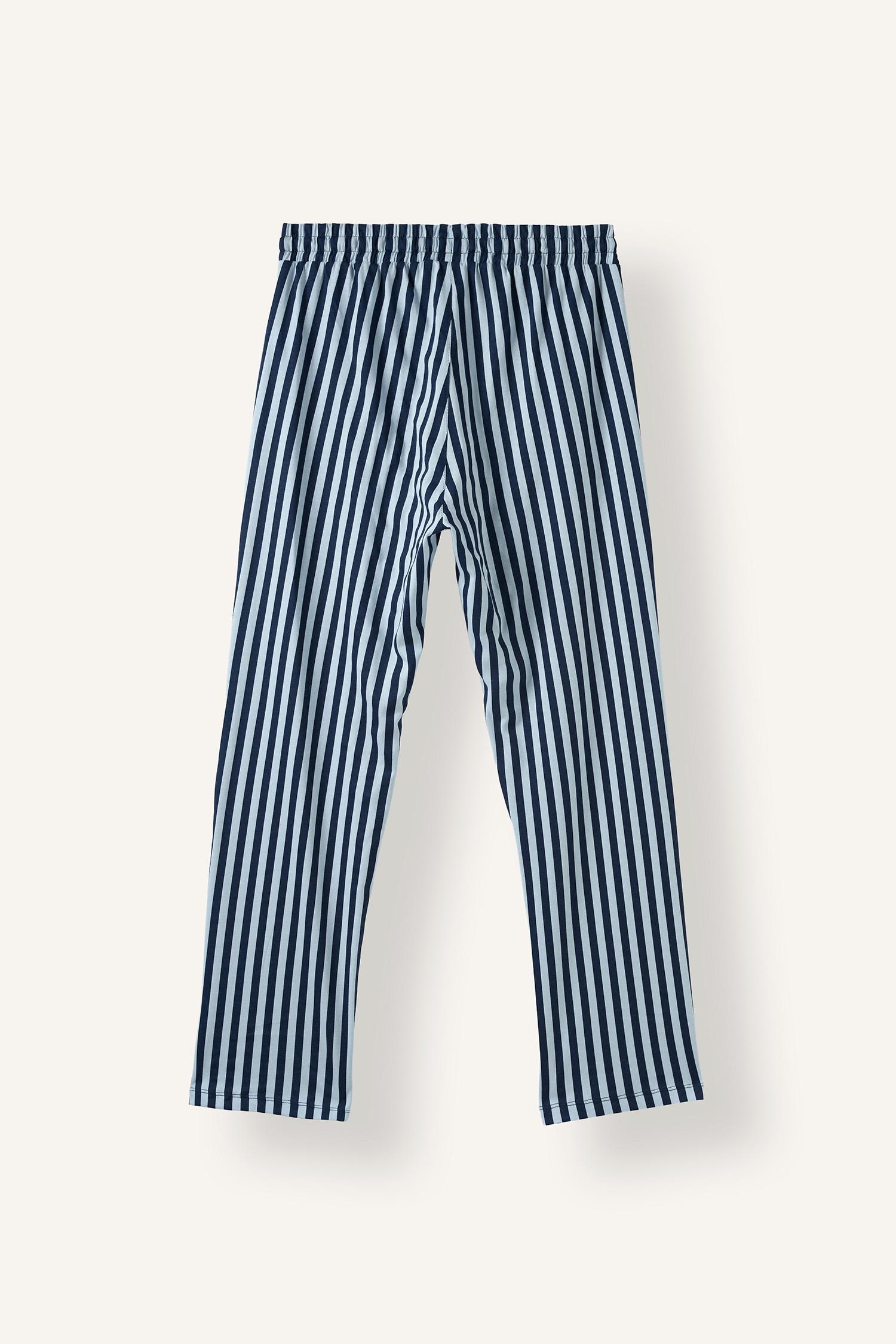 DeFacto %100 Pamuk Regular Fit Uzun Kollu Baskılı Pijama Takım görsel 4