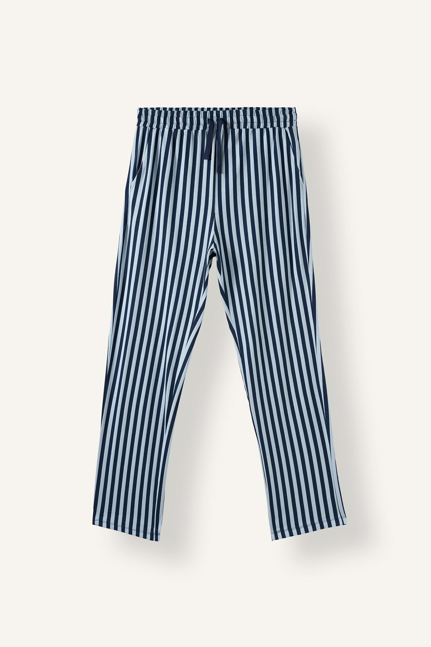 DeFacto %100 Pamuk Regular Fit Uzun Kollu Baskılı Pijama Takım görsel 5