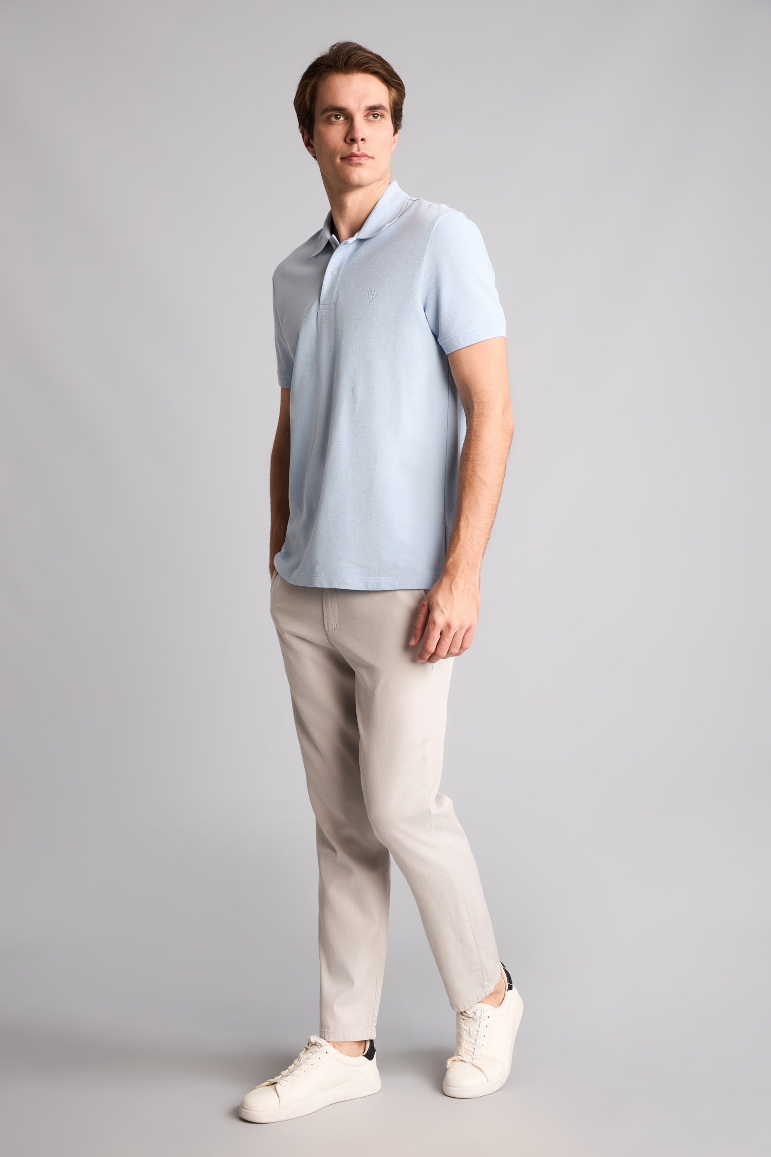 DeFacto %100 Pamuk Regular Fit Polo Tişört görsel 2