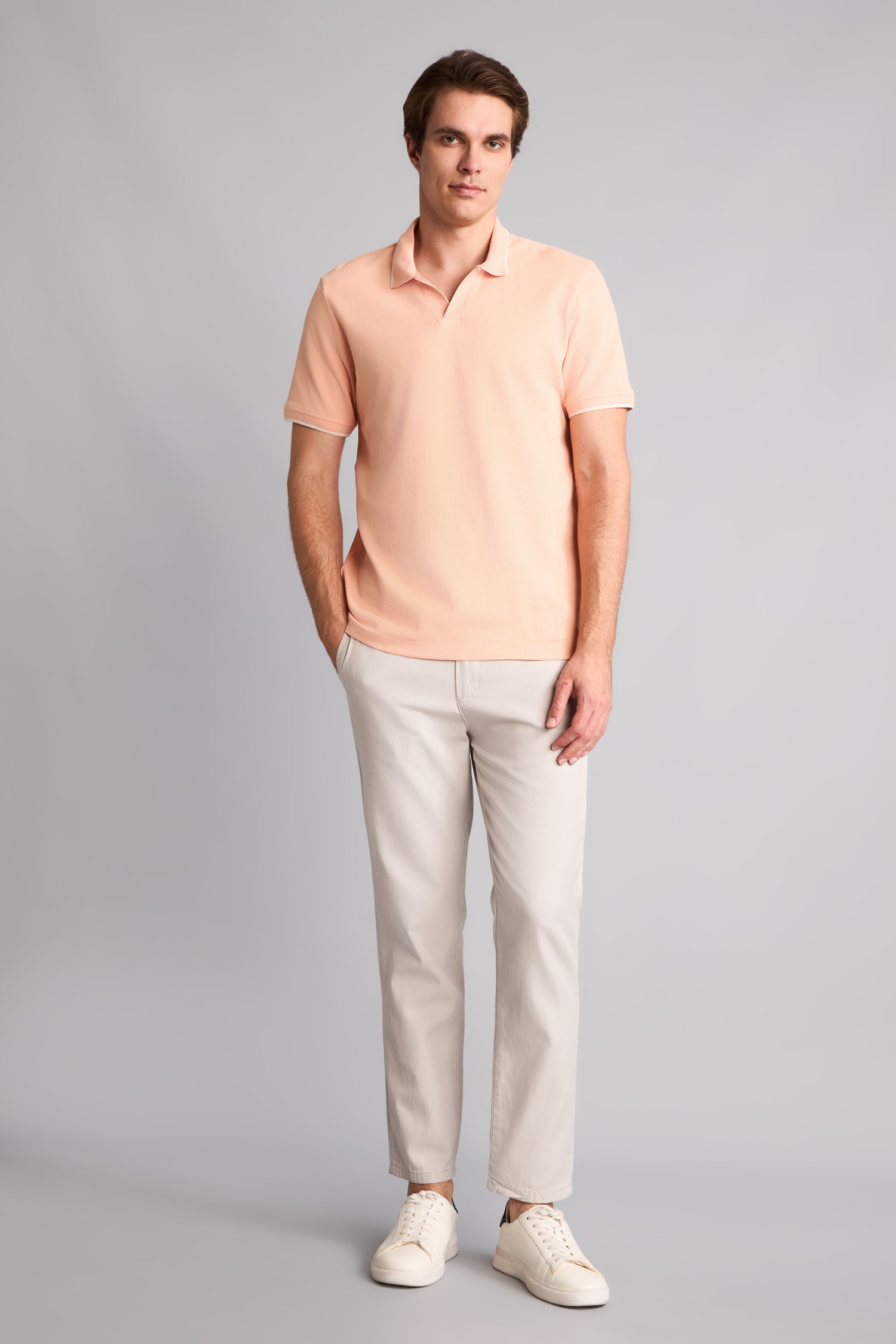 DeFacto %100 Pamuk Regular Fit Polo Tişört görsel 2