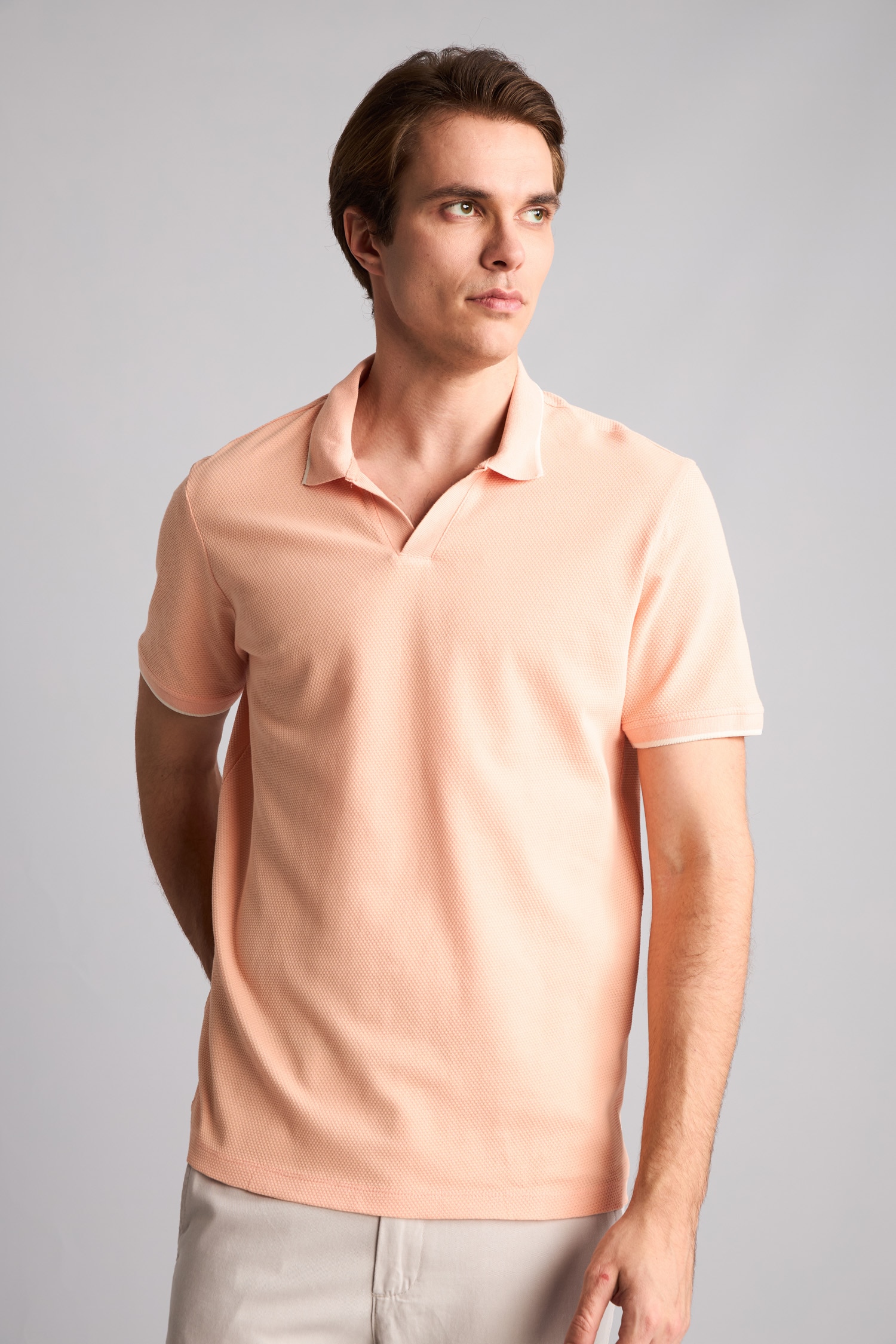 DeFacto %100 Pamuk Regular Fit Polo Tişört görsel 3