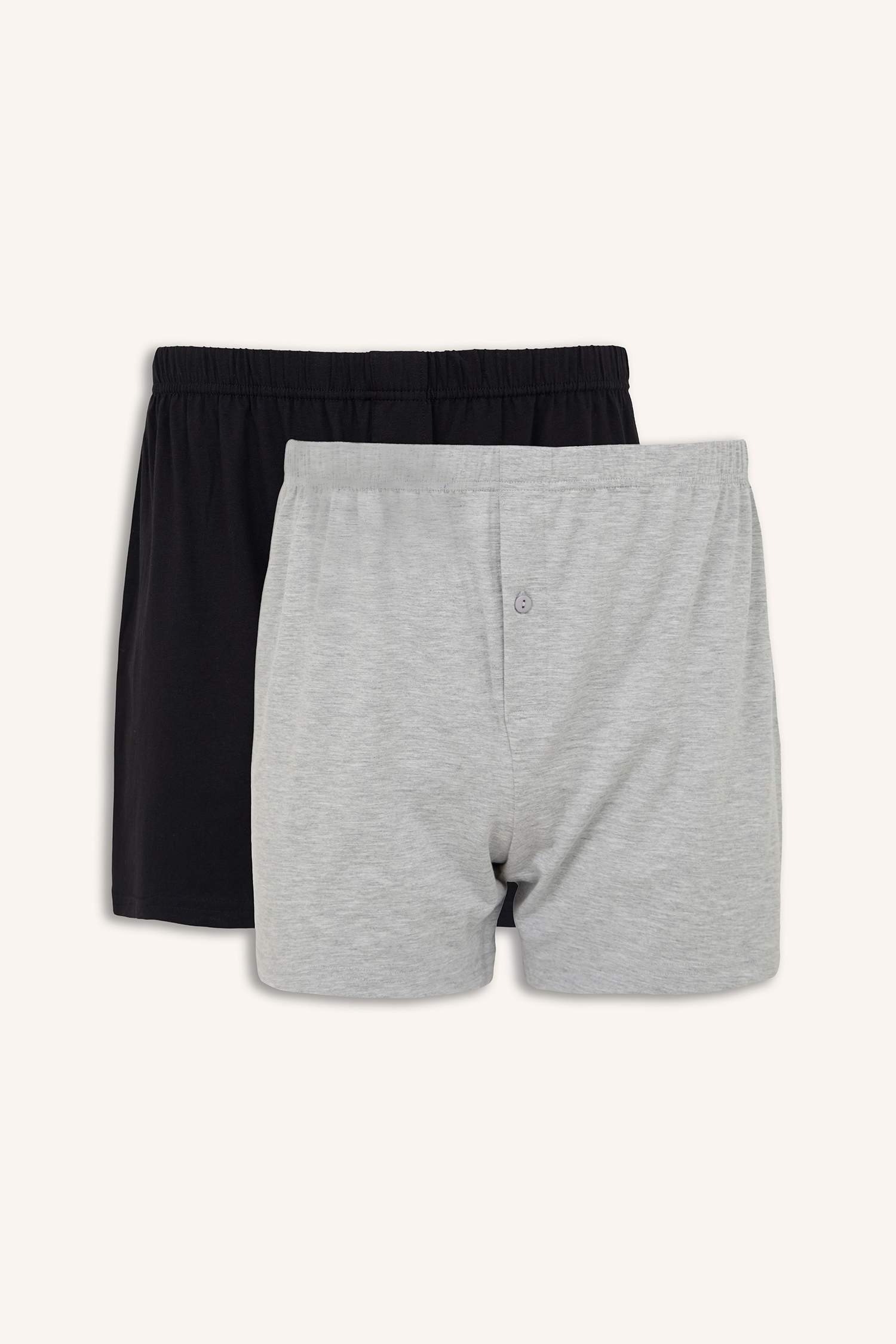 Siyah Erkek Relaxed Fit 2'li Boxer Set 3487529 | DeFacto