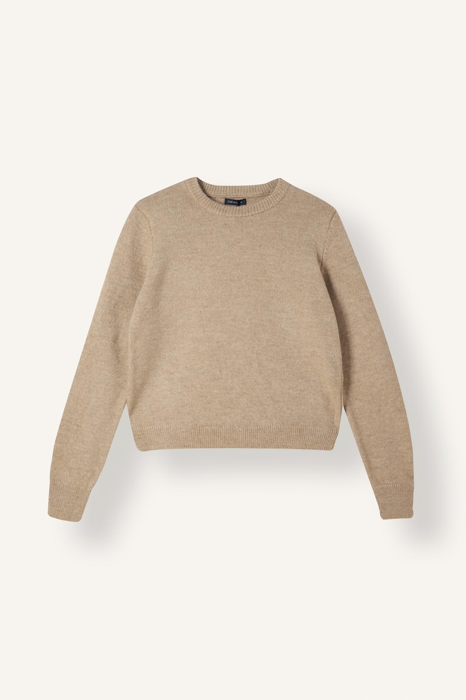 DeFacto Regular Fit Bisiklet Yaka Basic Kazak görsel 6