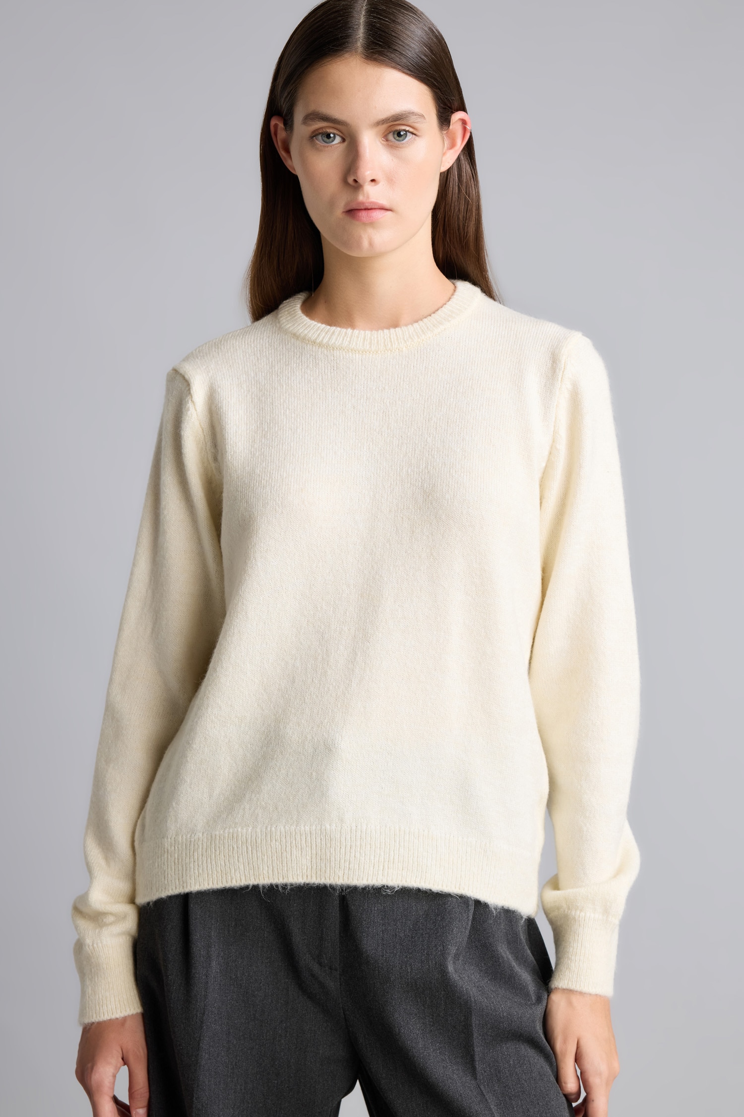 DeFacto Regular Fit Bisiklet Yaka Basic Kazak