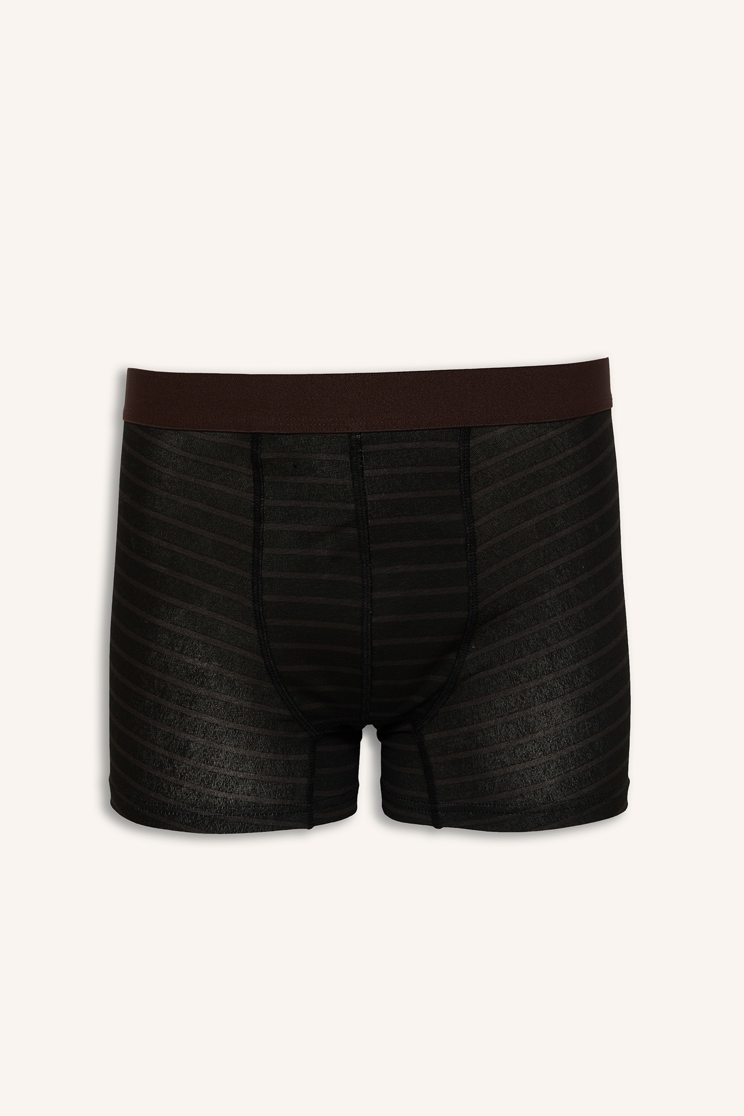 DeFacto Regular Fit Desenli 3'lü Boxer görsel 5