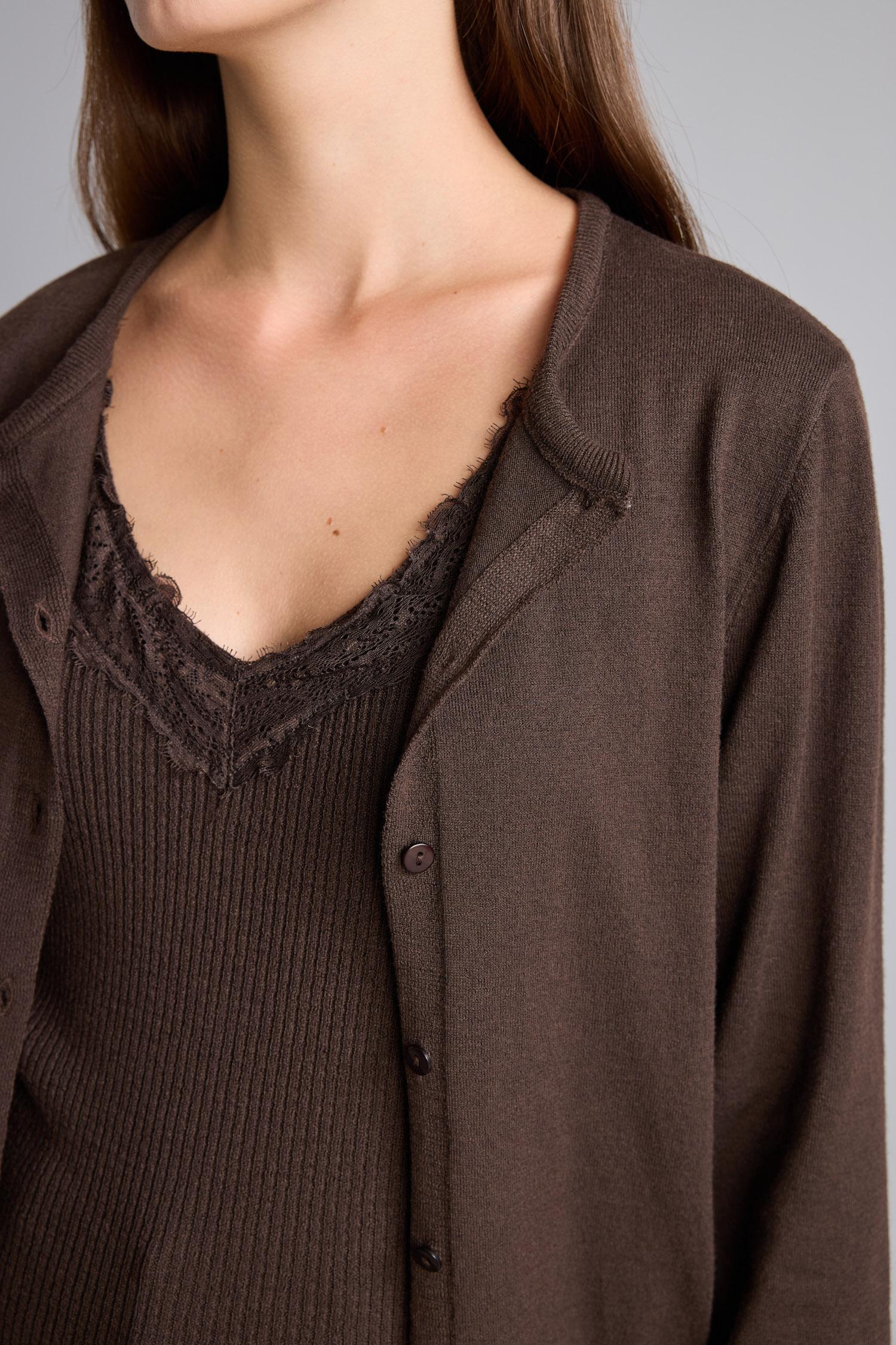 DeFacto Regular Fit Düğmeli Basic Hırka görsel 4