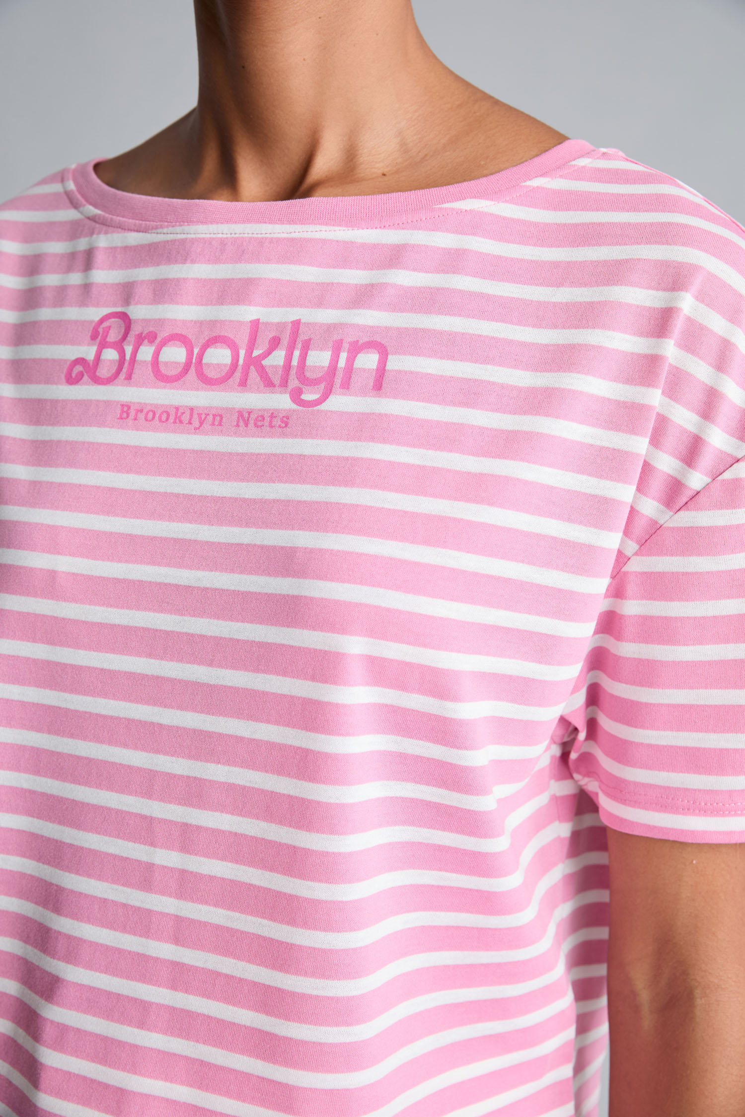 DeFacto NBA Brooklyn Nets Loose Fıt Sporcu Tişört görsel 4