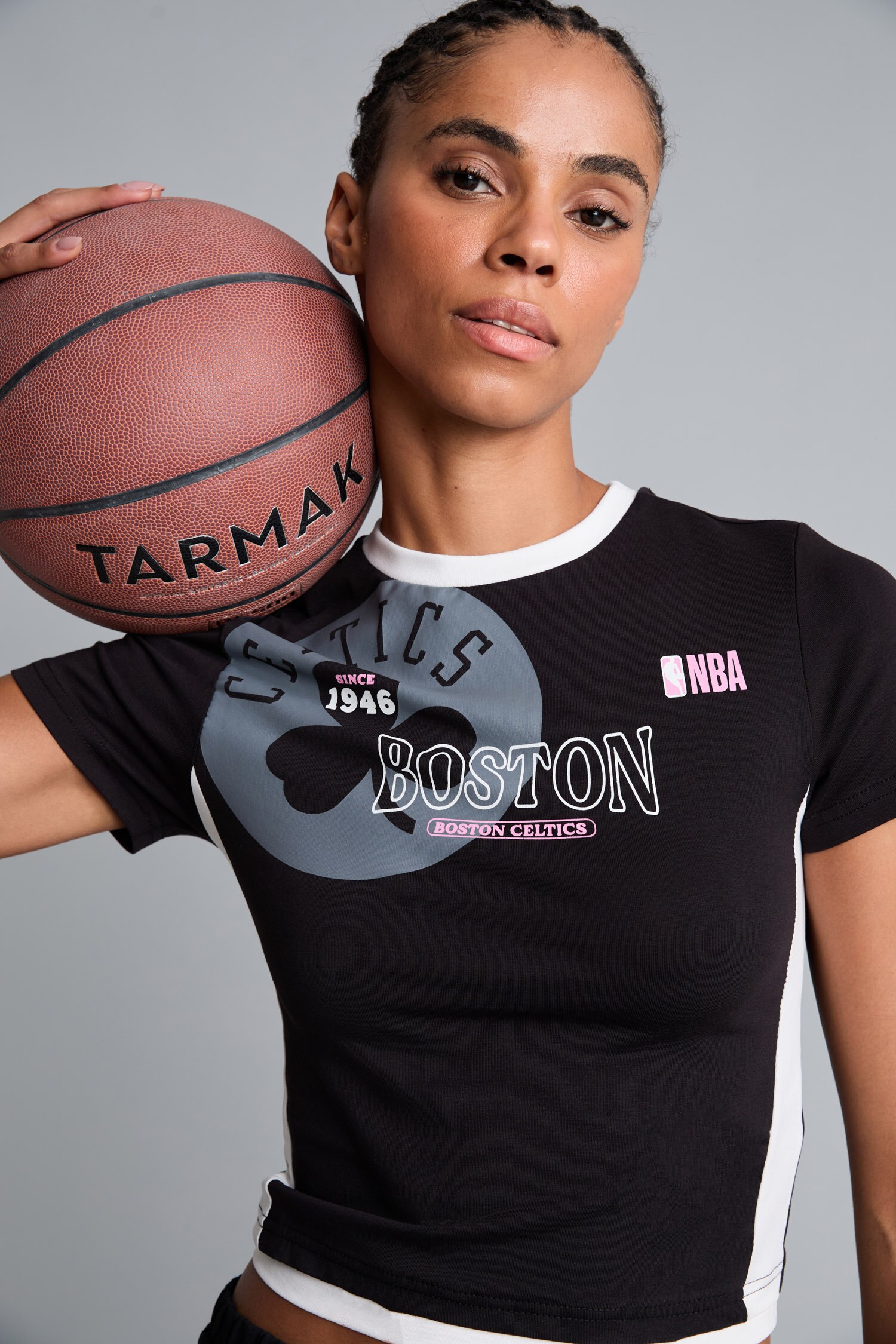 DeFacto NBA Lisanslı Slim Fit Kısa Kollu Tişört görsel 3