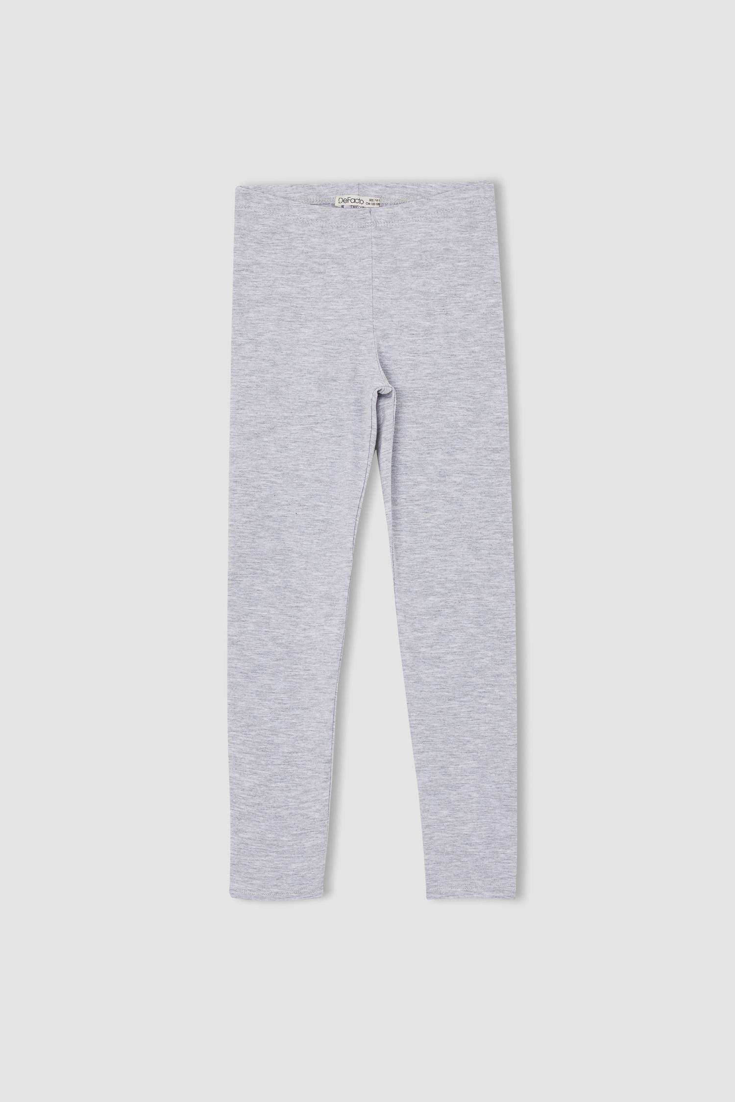 Kız Çocuk Slim Fit Basic Bilek Boy Tayt