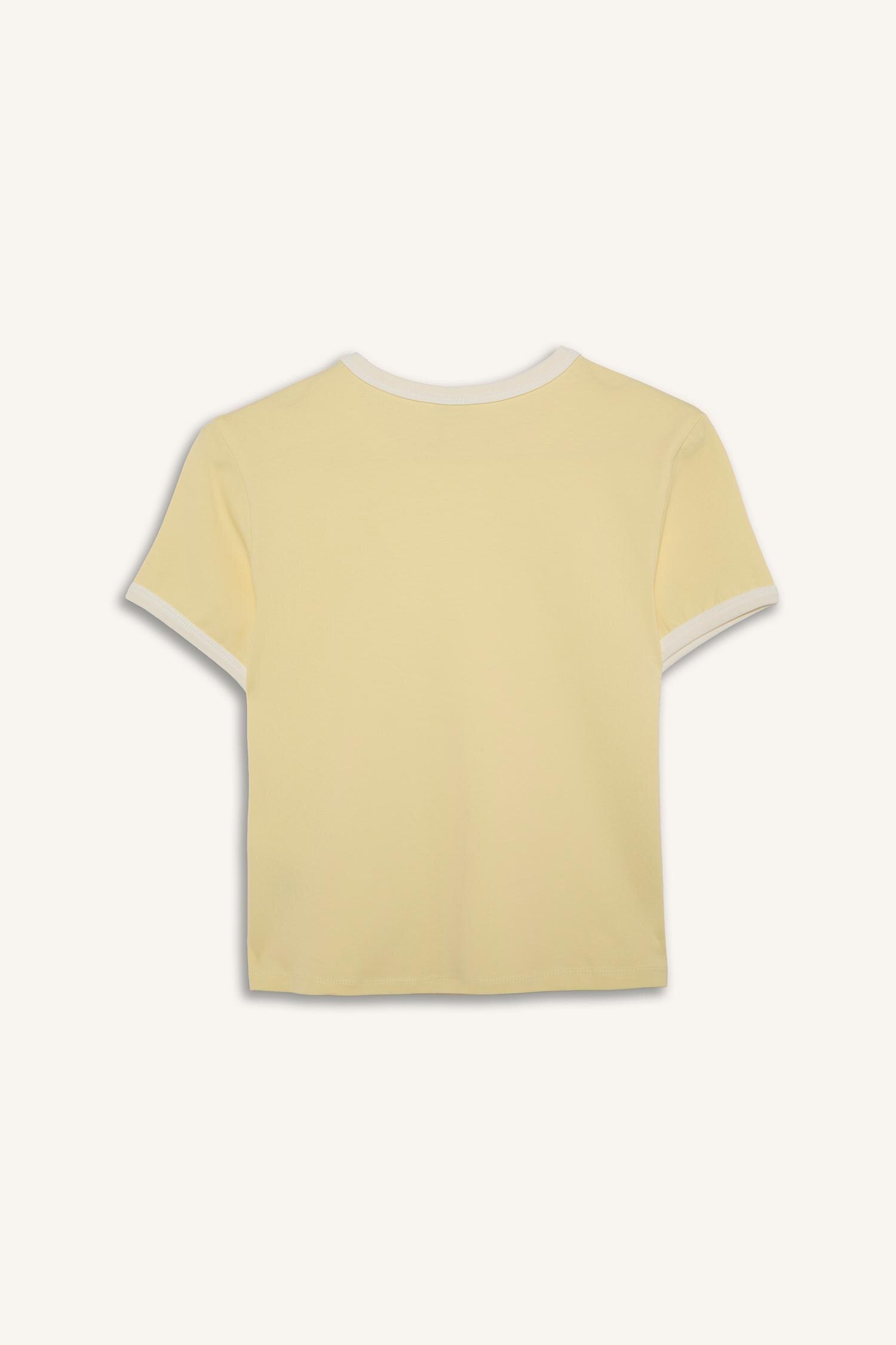 DeFacto Slim Fit Kısa Kollu Tişört görsel 8