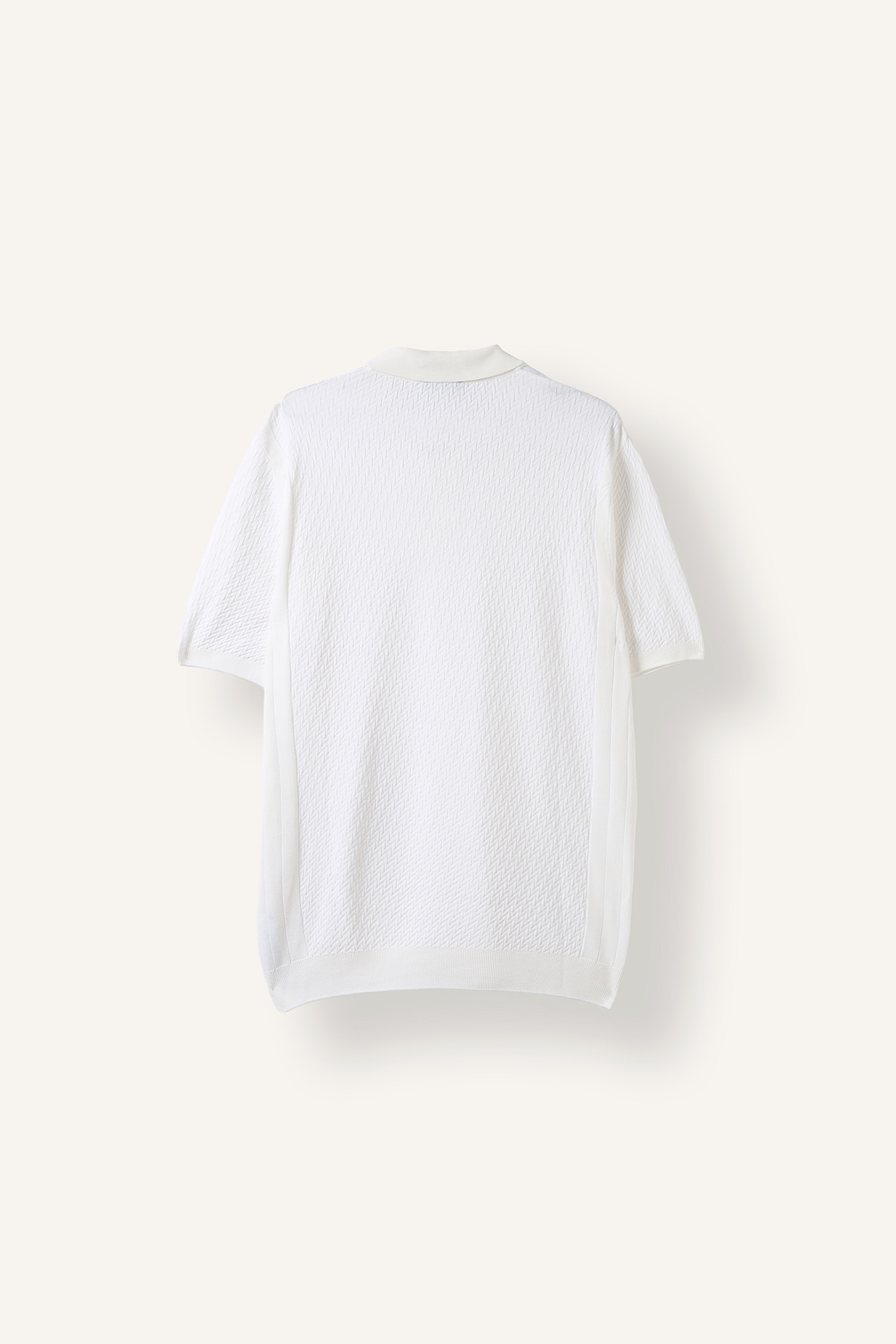 DeFacto Standart Fit Dokulu Triko Basic Polo Tişört görsel 2