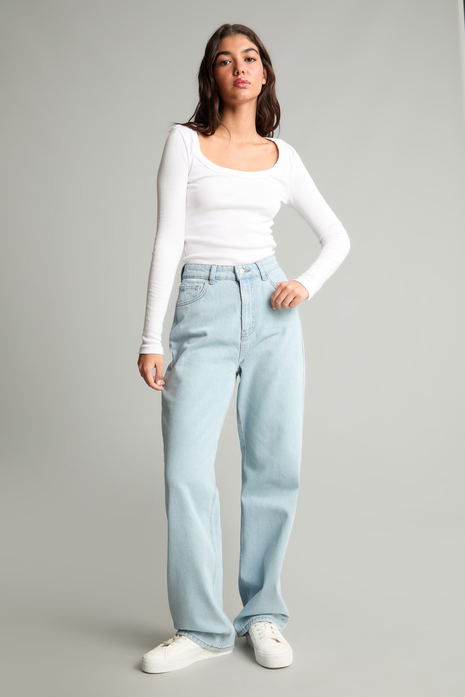 DeFacto Wide Leg Yüksek Bel Jean Pantolon