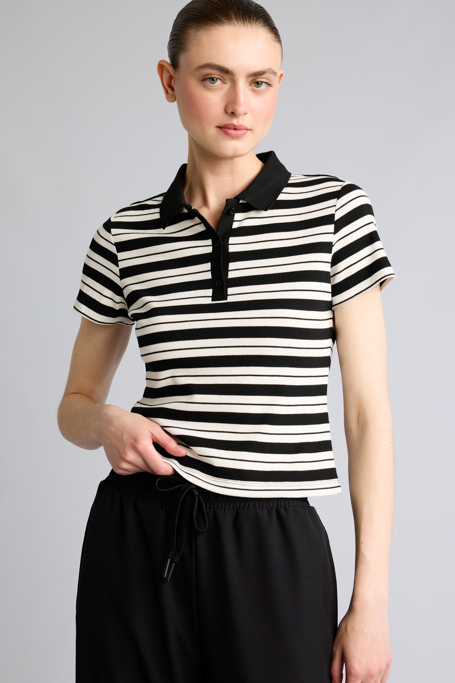 DeFacto Slim Fit Fitilli Polo Tişört