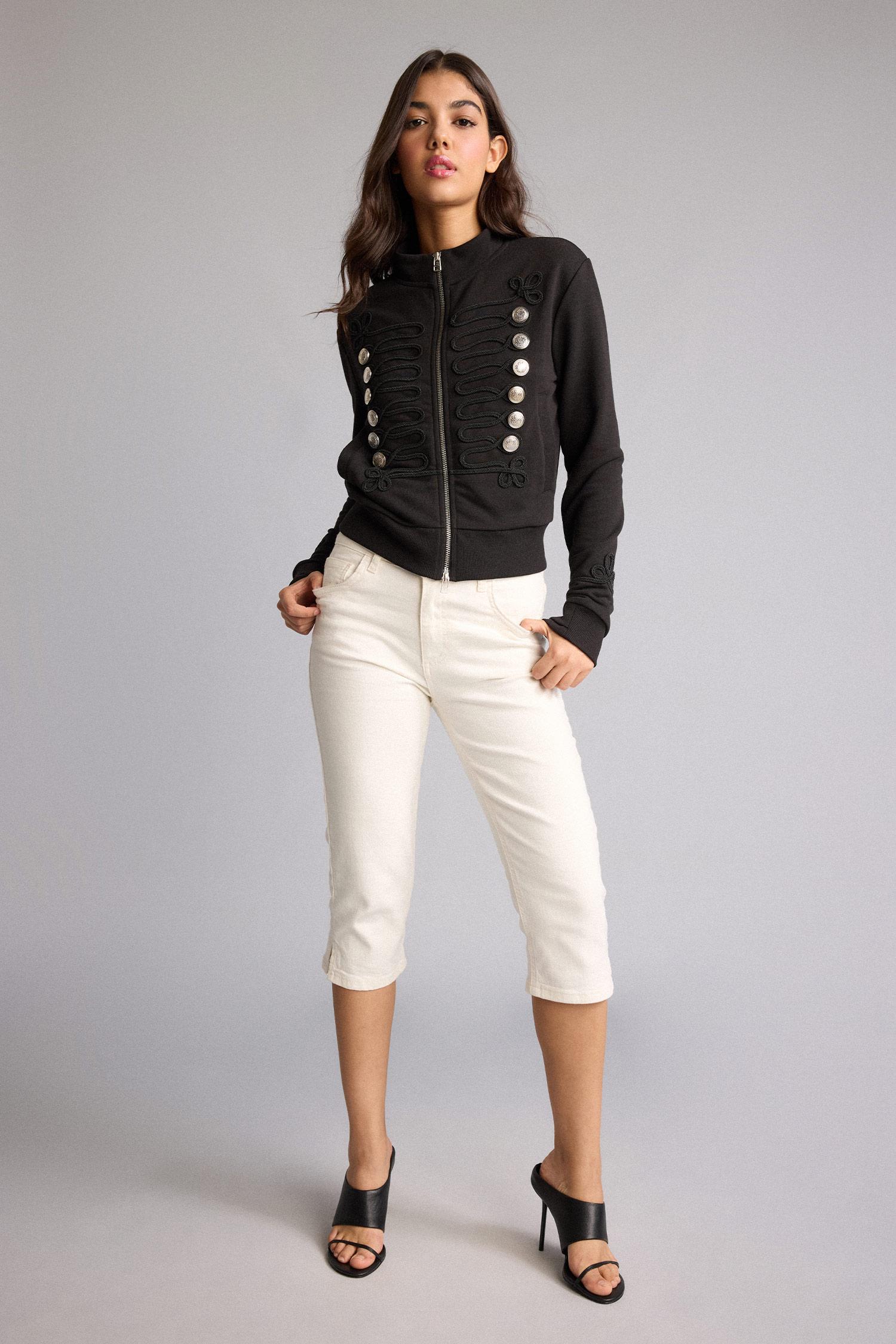 DeFacto Slim Fit Kapri Pantolon görsel 3