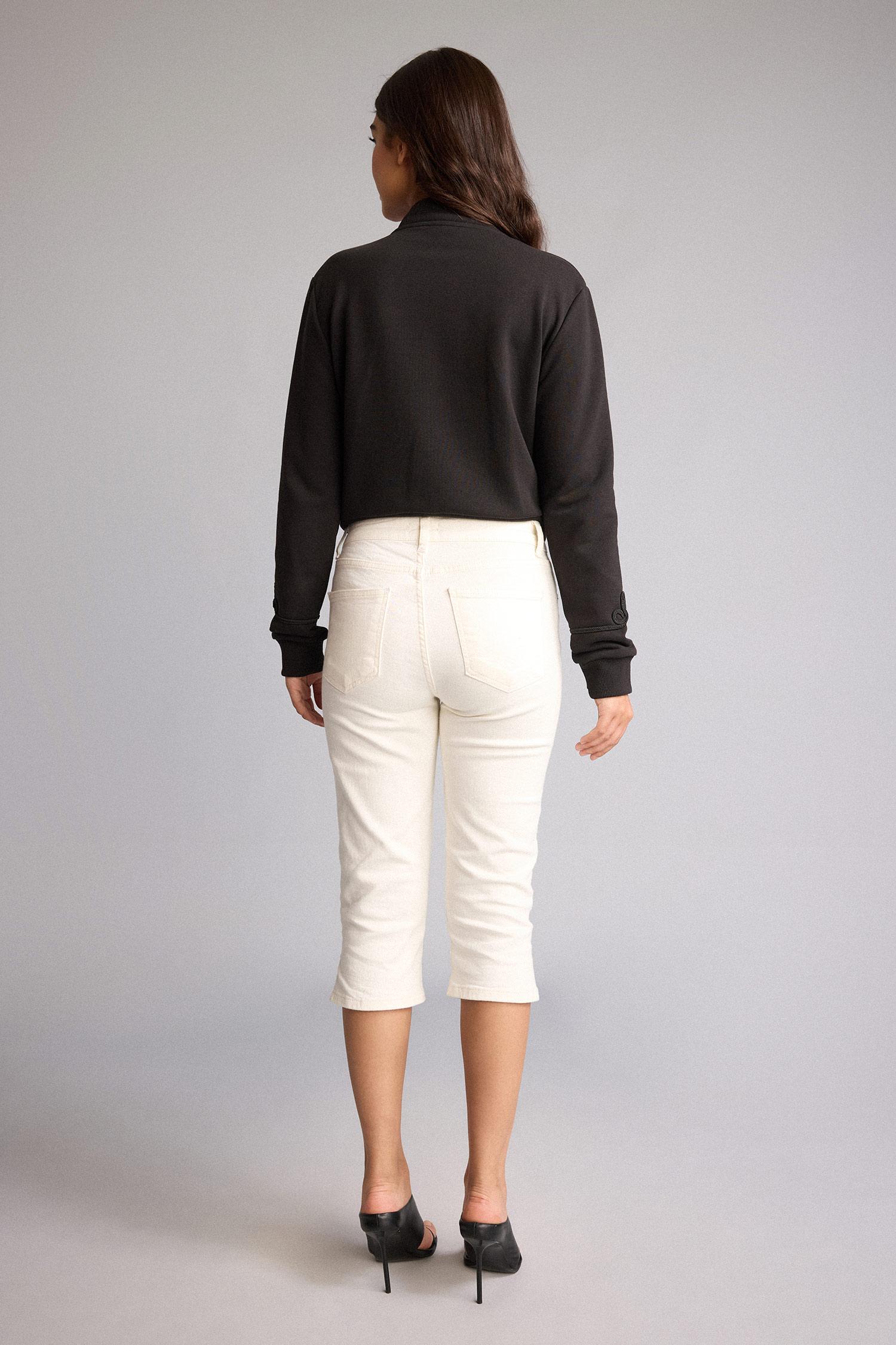 DeFacto Slim Fit Kapri Pantolon görsel 8
