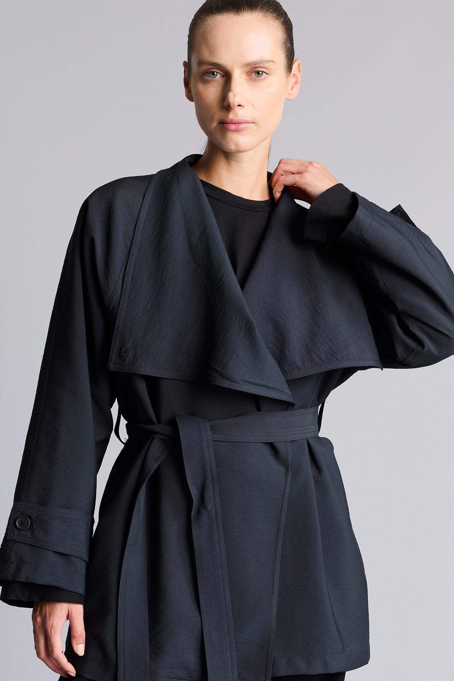 DeFacto Kuşaklı Regular Fit Trençkot görsel 4